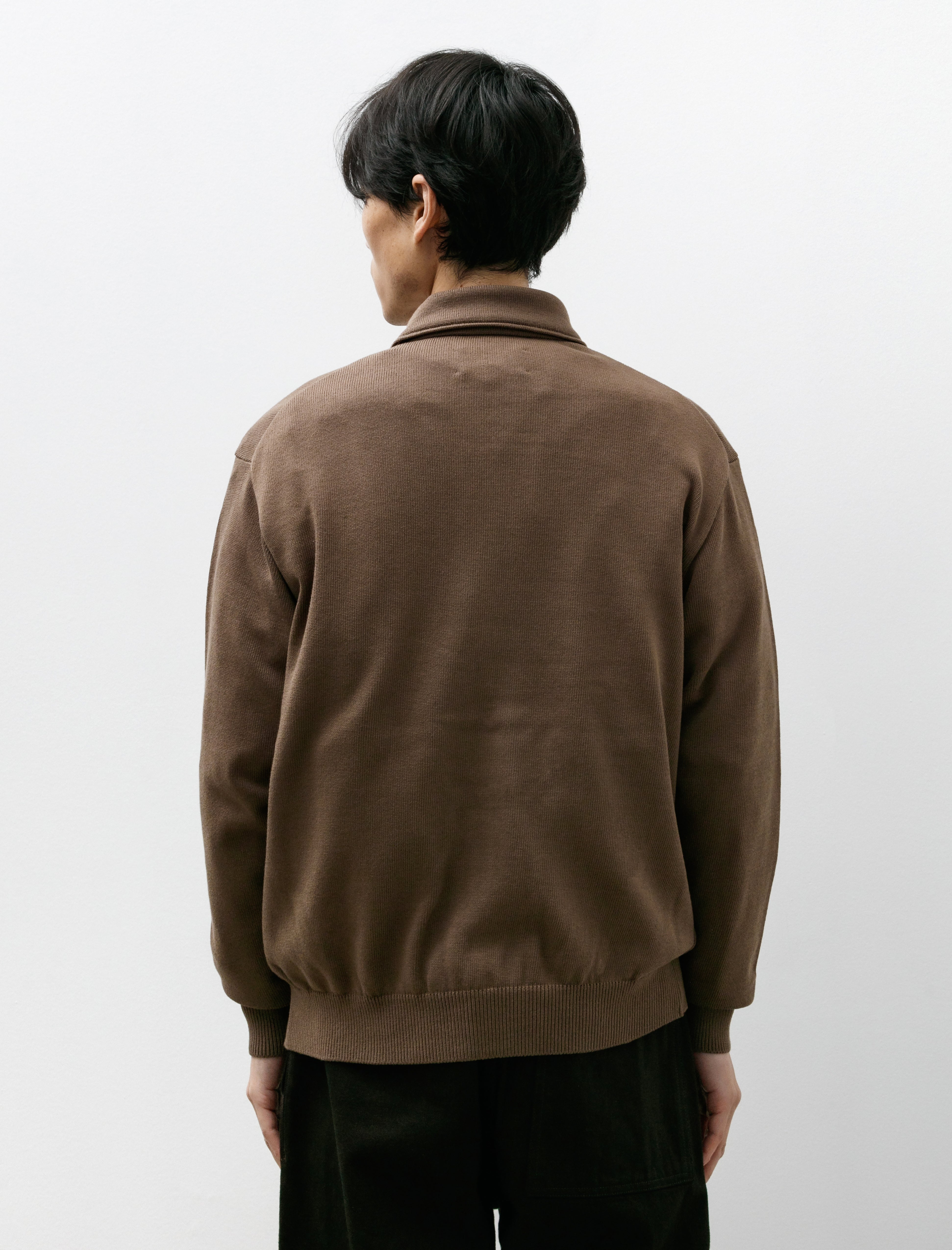 Yoko Sakamoto Knit Coach Jacket Beige