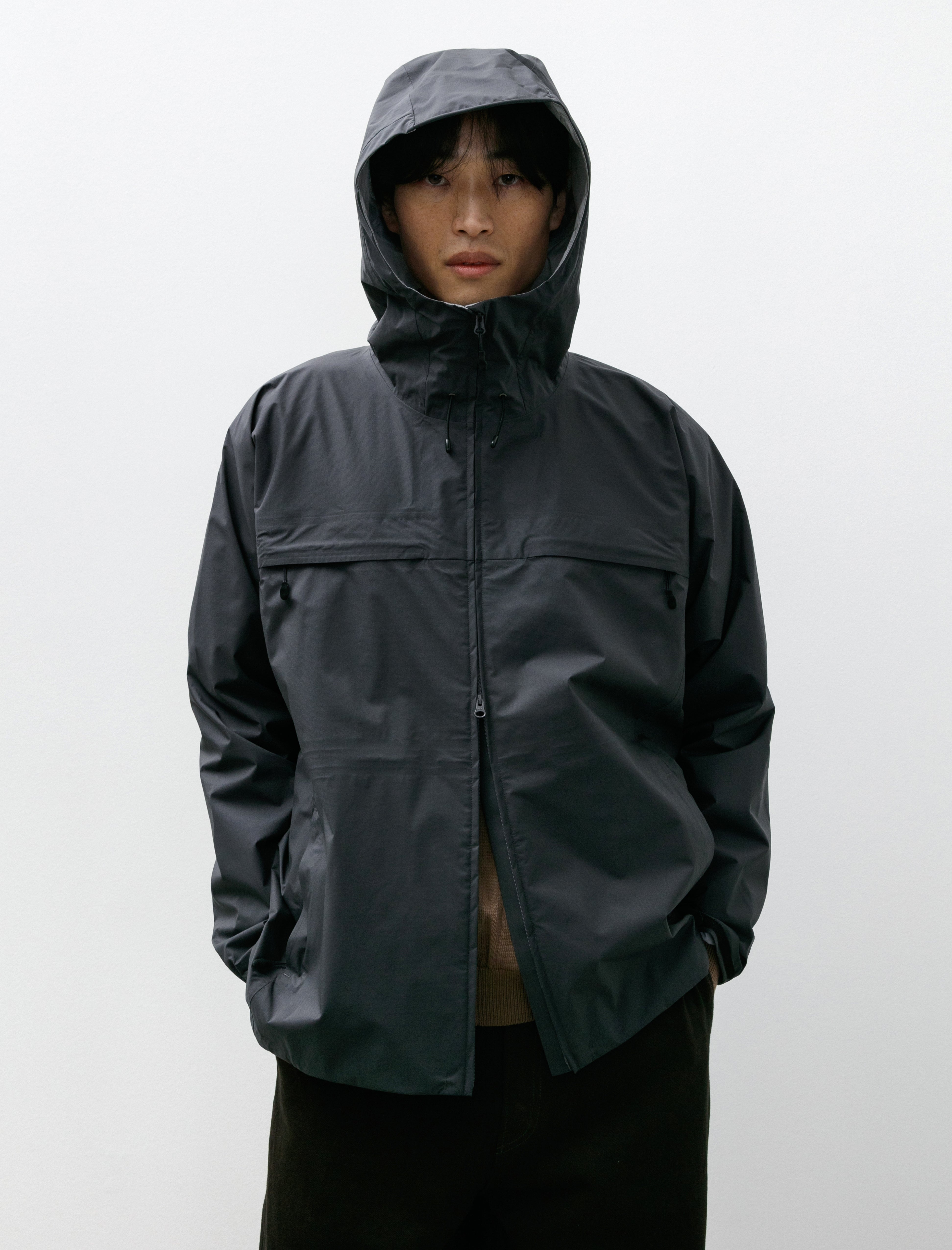 Yoko Sakamoto 3L Hoodie Charcoal Grey