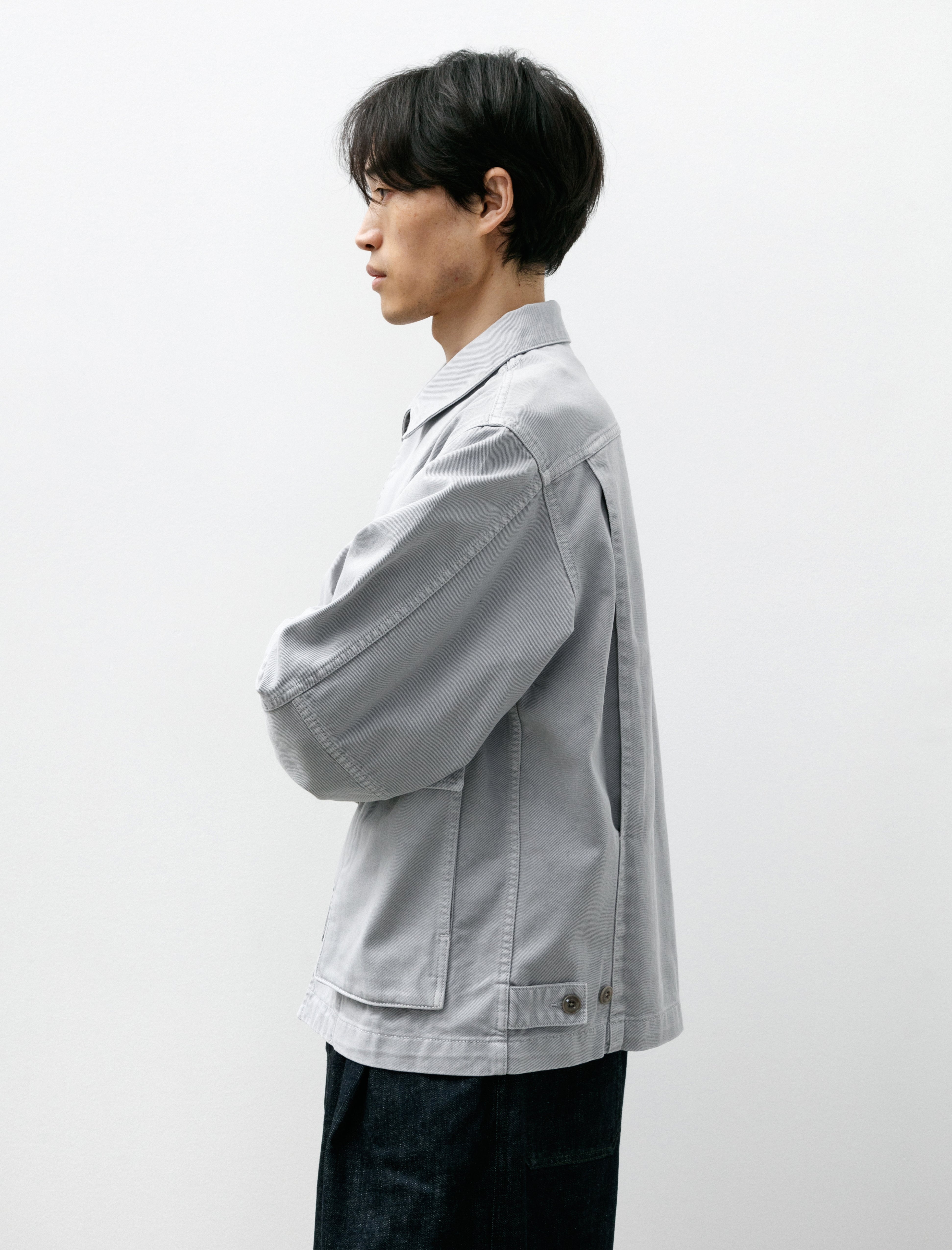 Lemaire Boxy Jacket Snowy Blue Grey