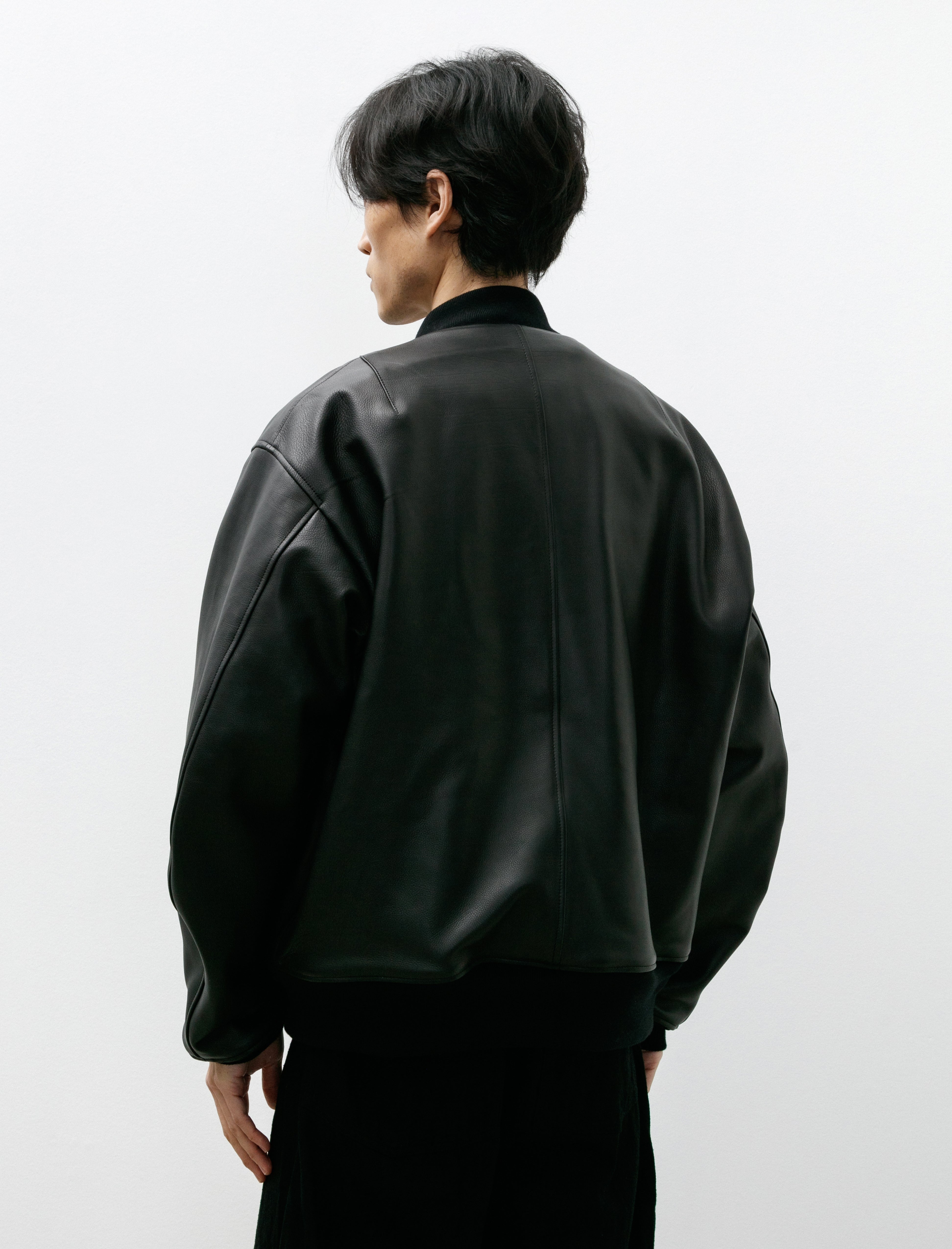 Comoli Calfskin Zip Blouson Black