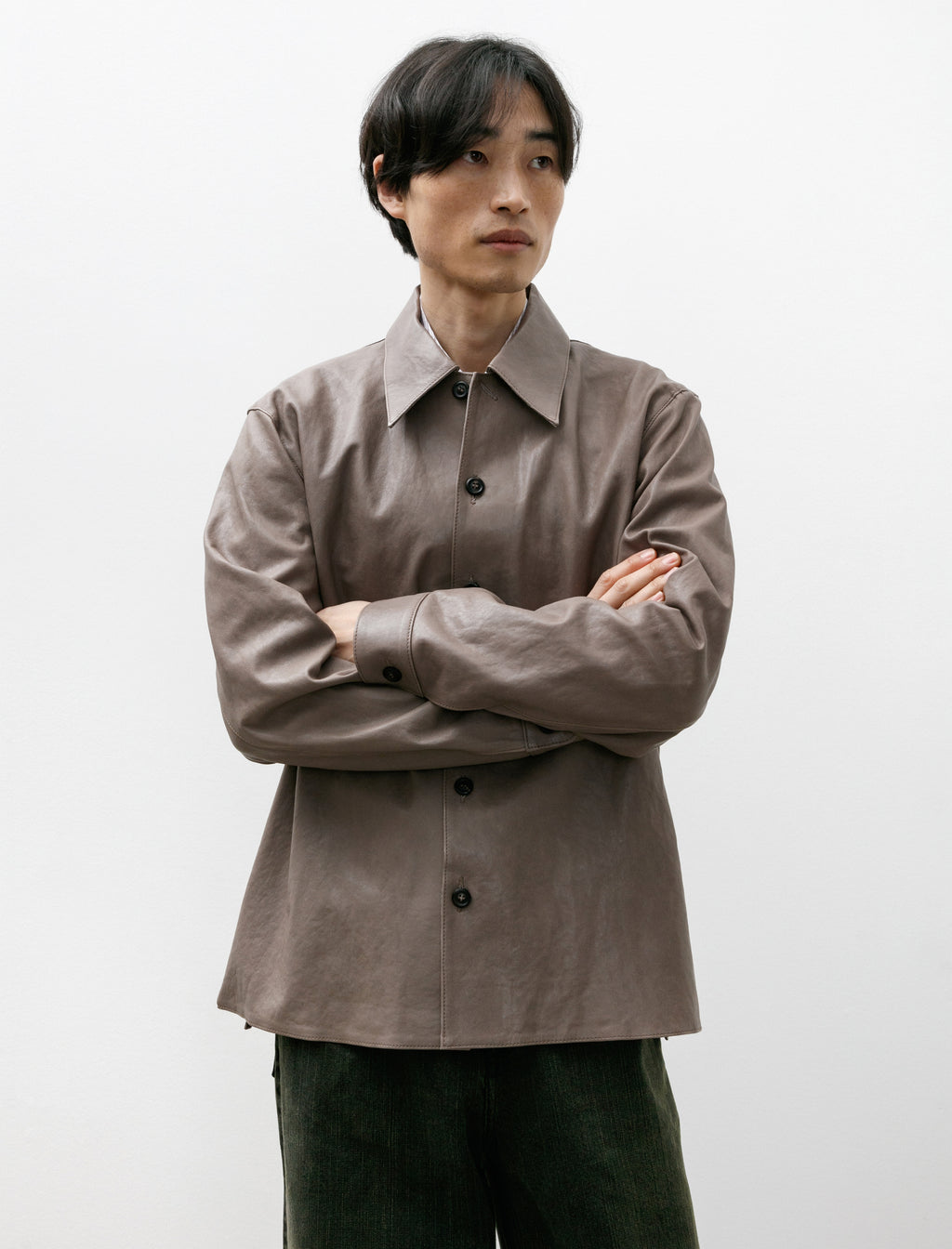 Our Legacy Welding Shirt 70s Grey Velvet Lamb Skin – Neighbour
