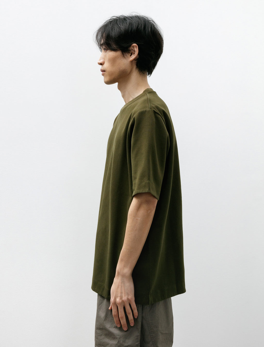 Casey Casey Felix T-Shirt Pique Olive – Neighbour