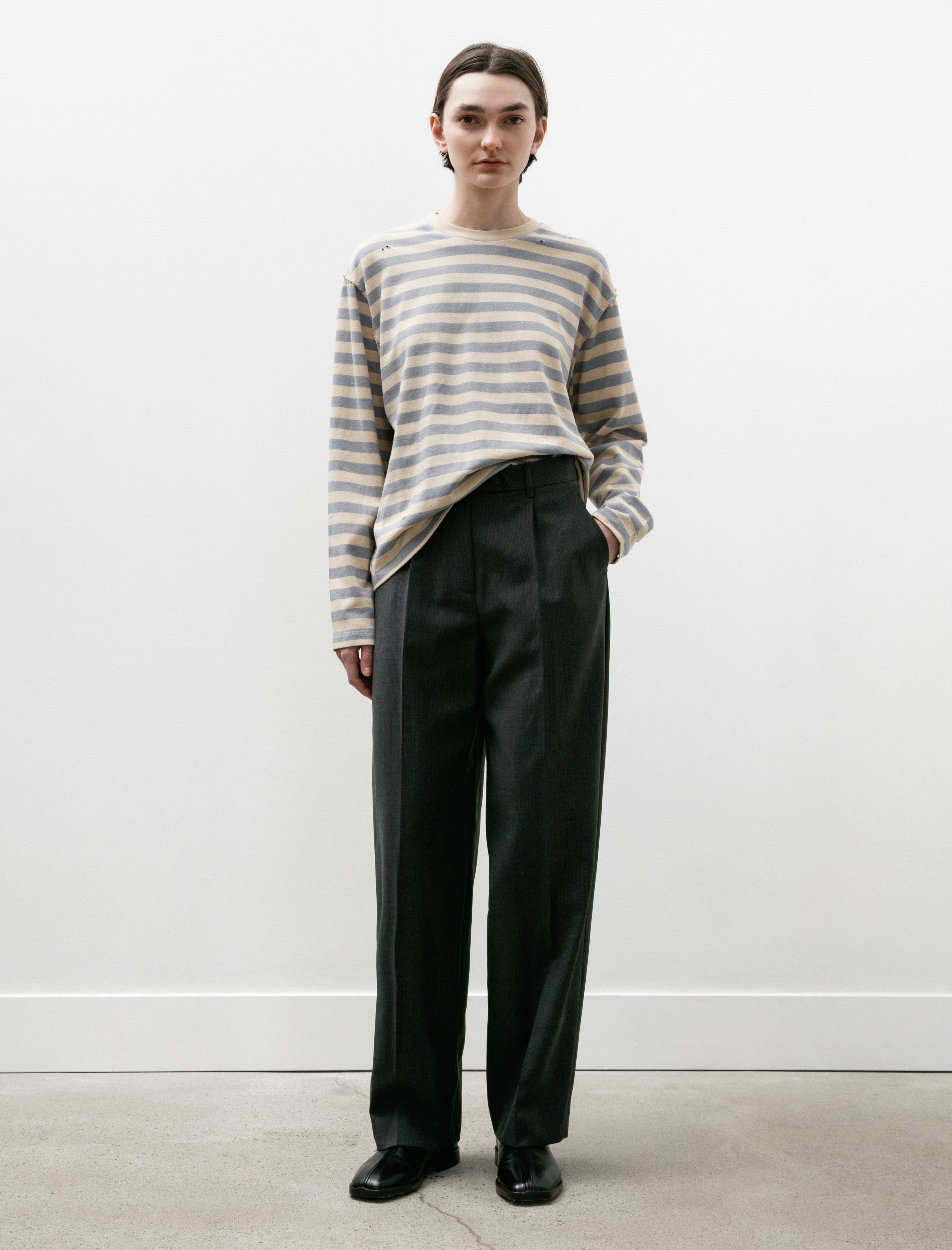 mfpen Primary Trousers Grey 50s Stripe