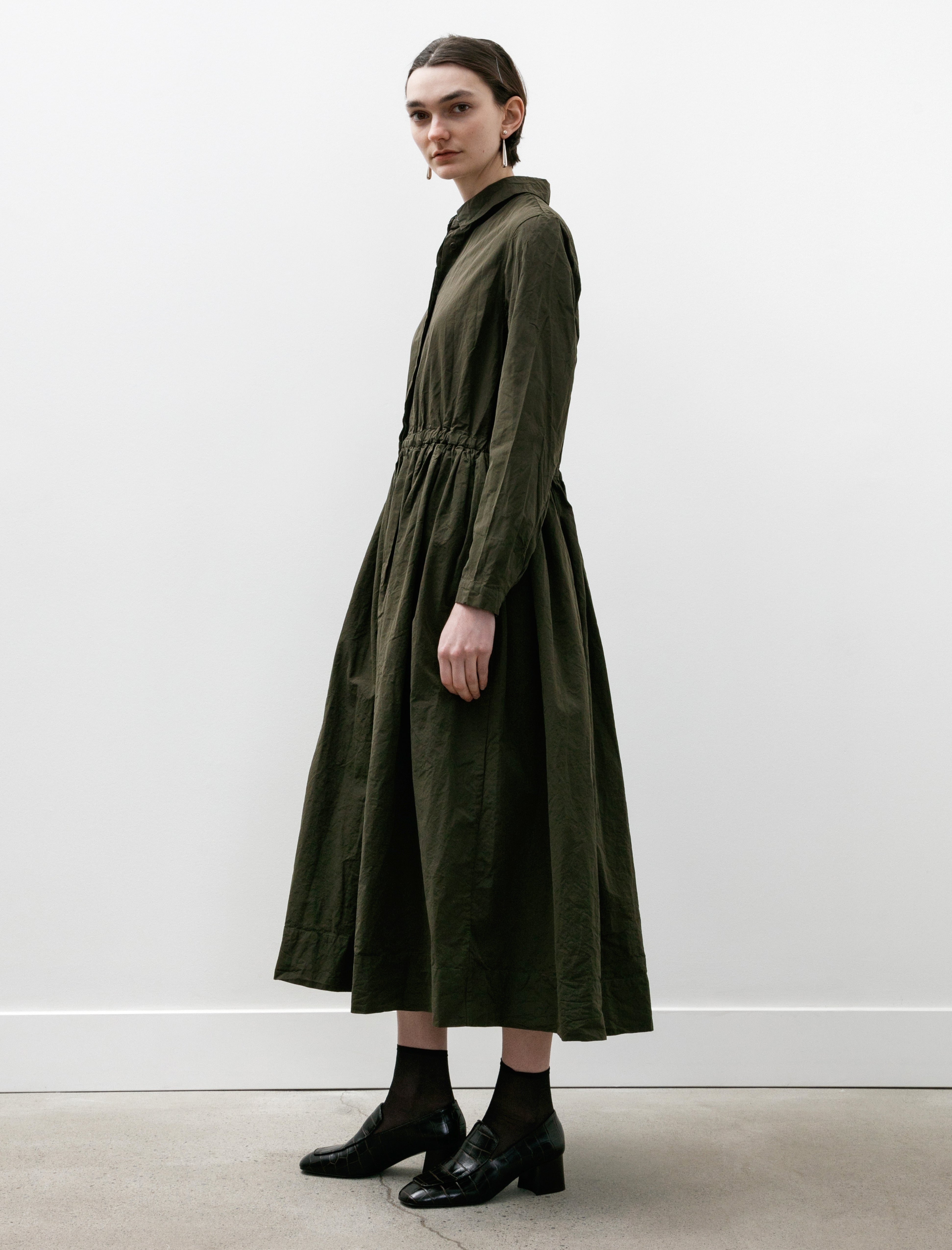 Casey Casey Panzy Dress Paper Cot Khaki