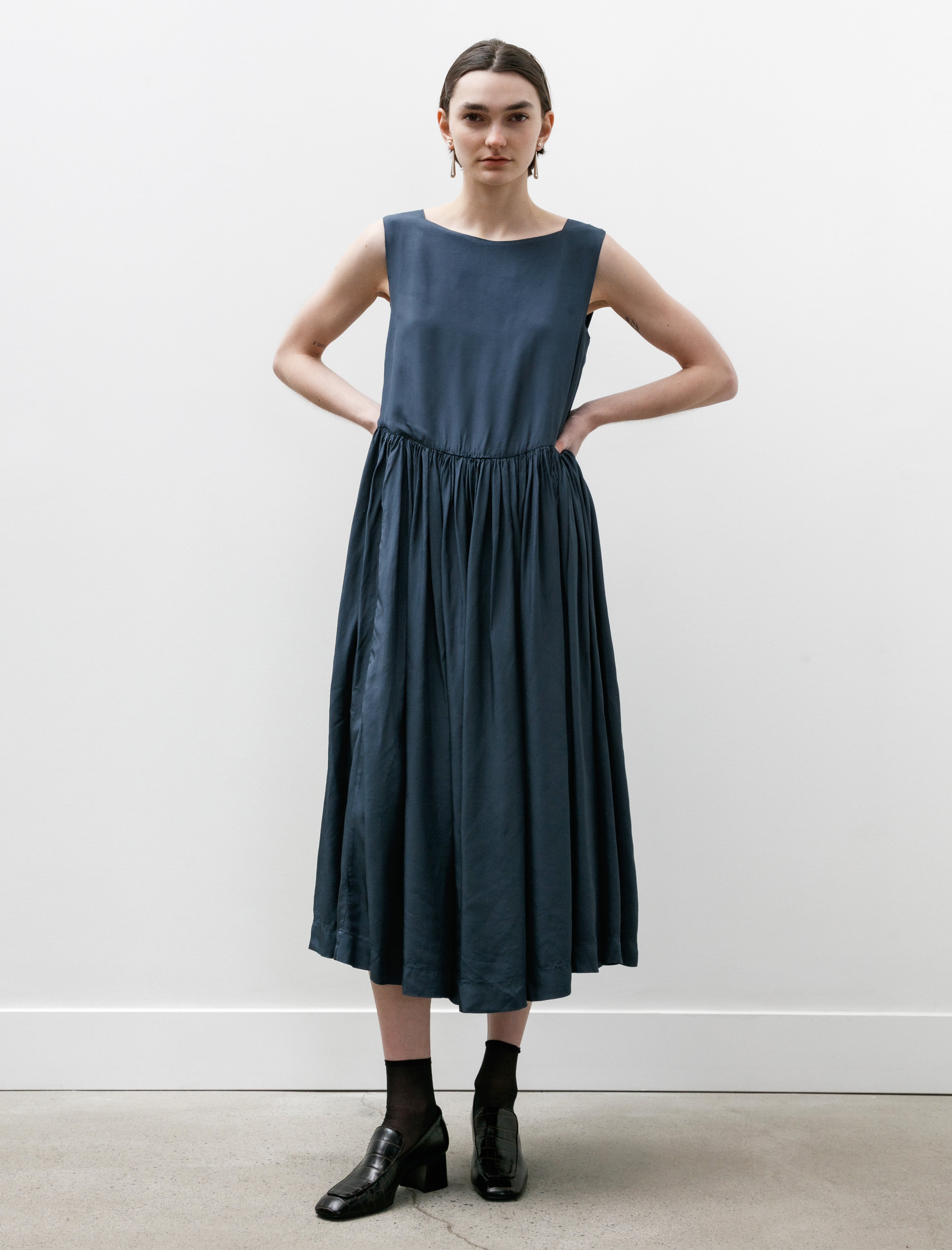 Casey Casey Pomme Dress Tulipy Indigo