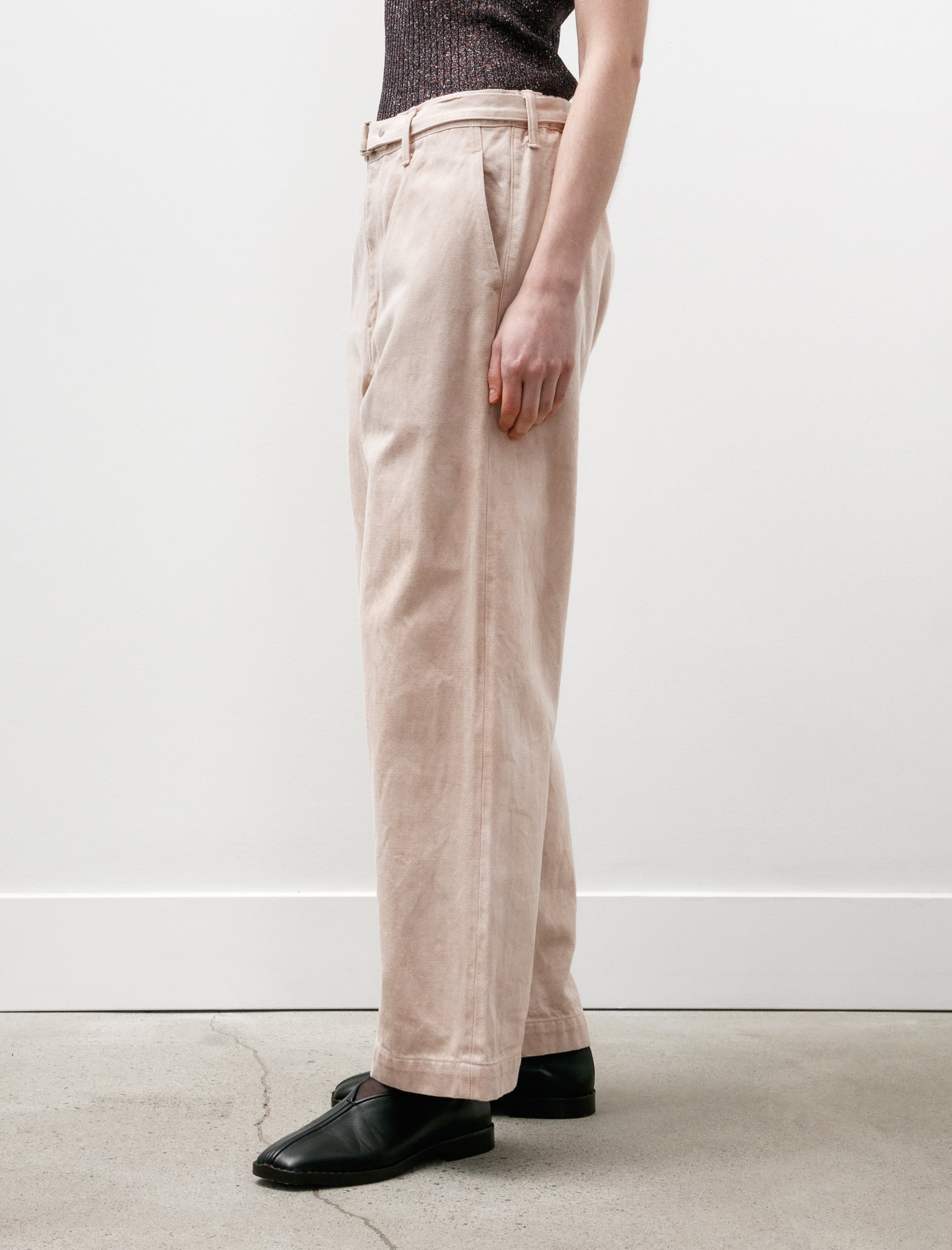 Yoko Sakamoto Belted Trousers Chestnut