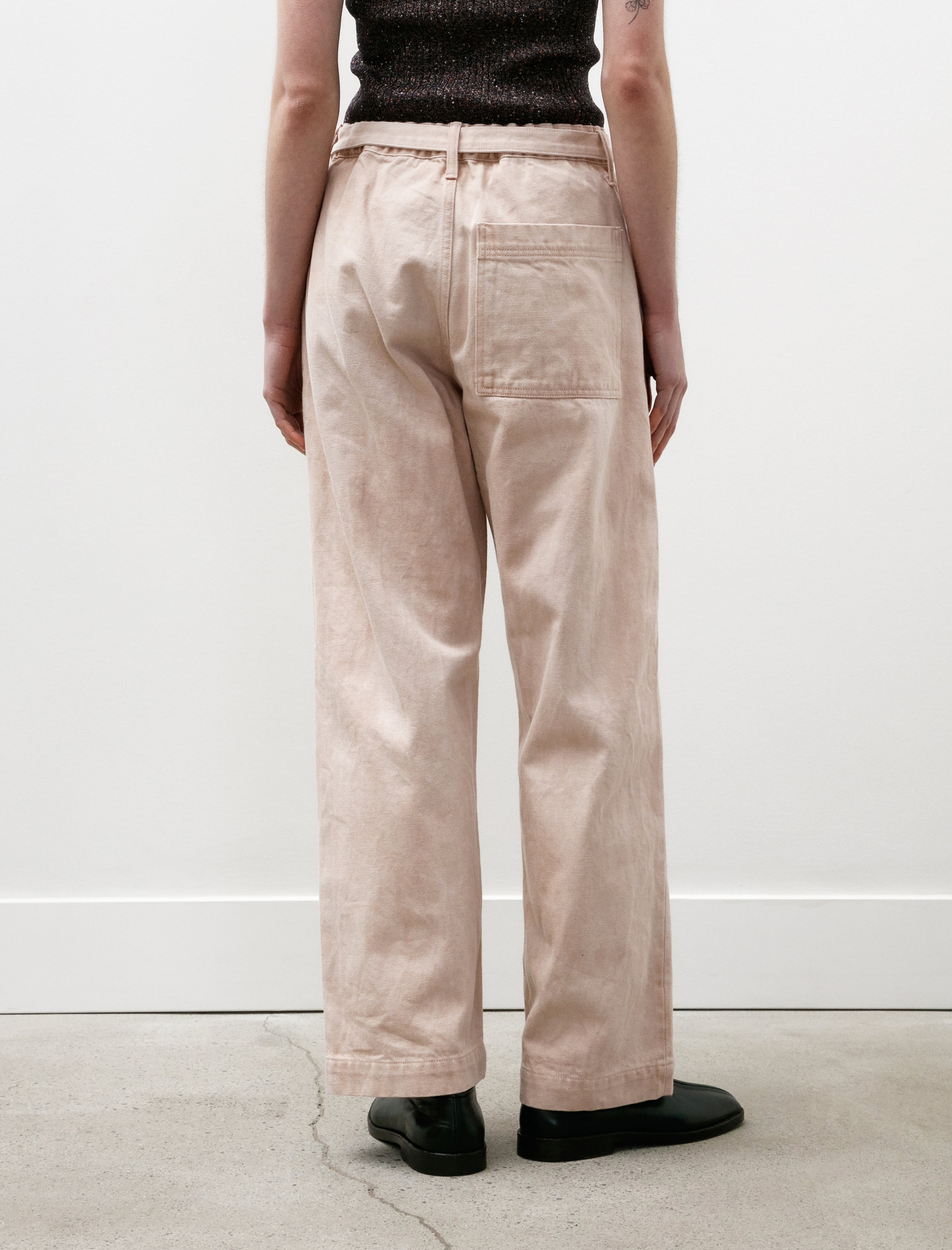 Yoko Sakamoto Belted Trousers Chestnut