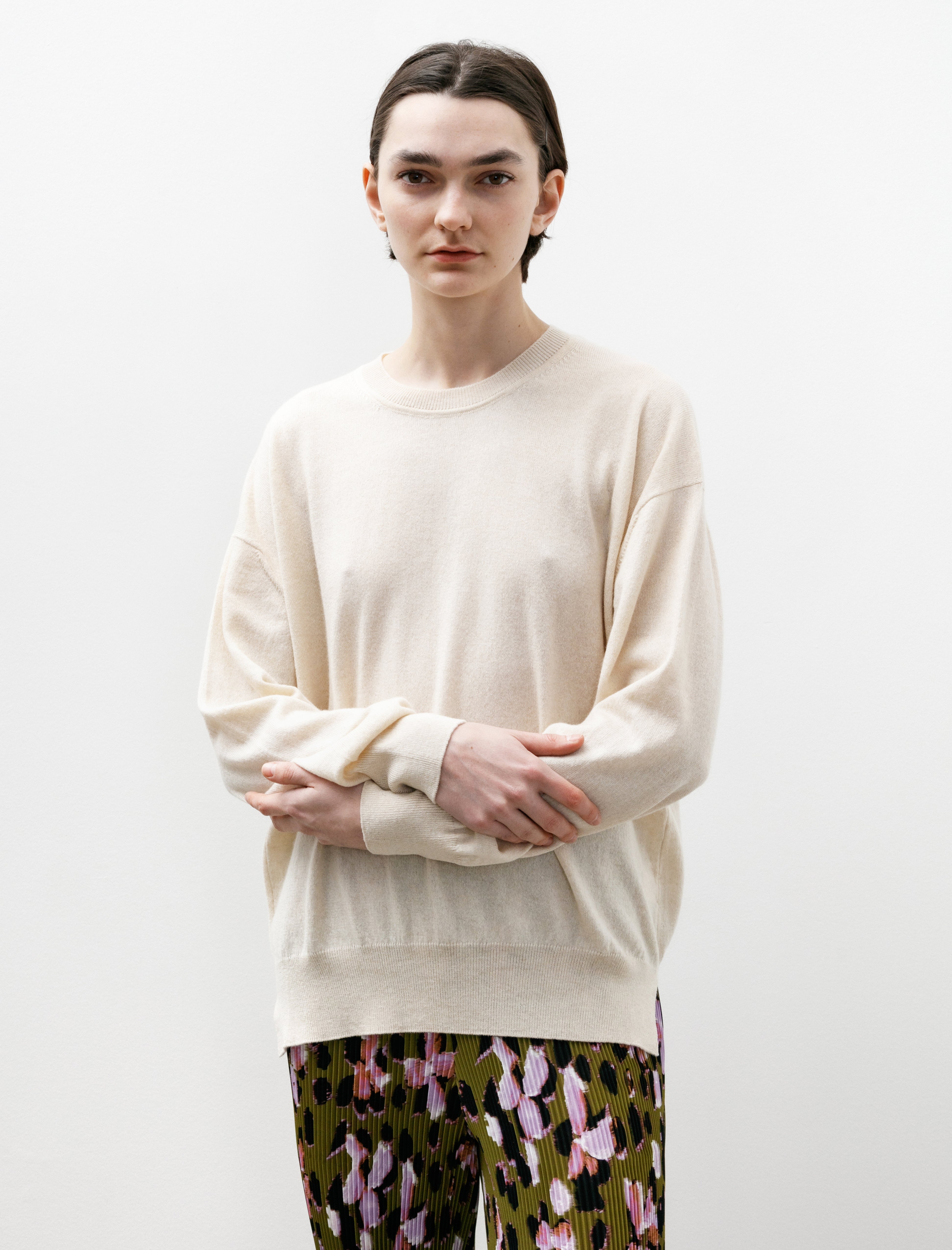 & Daughter Tahra Cotton Cashmere Crewneck Canvas