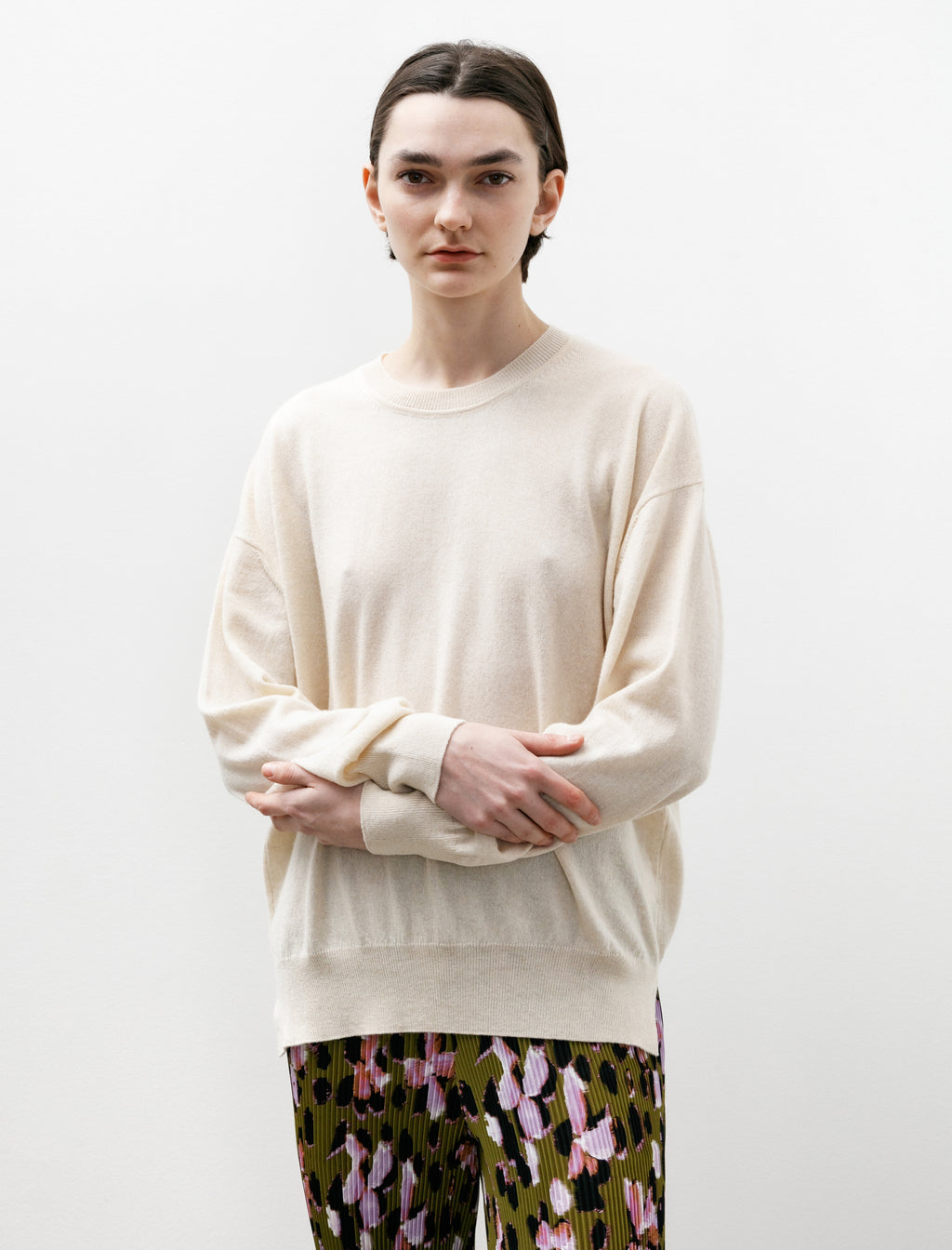 & Daughter Tahra Cotton Cashmere Crewneck Canvas – Neighbour