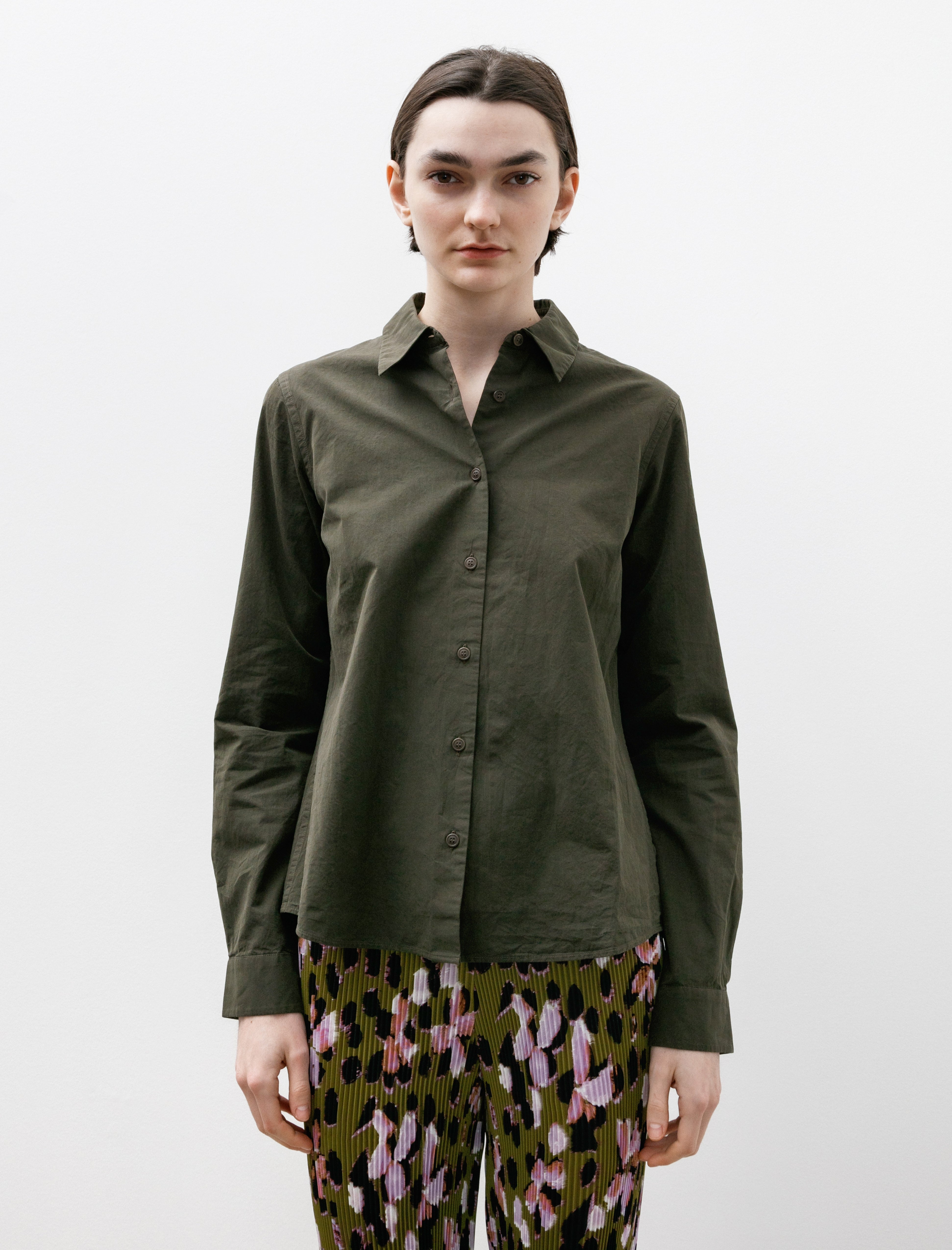 Casey Casey Chloe Shirt Paper Cot Khaki