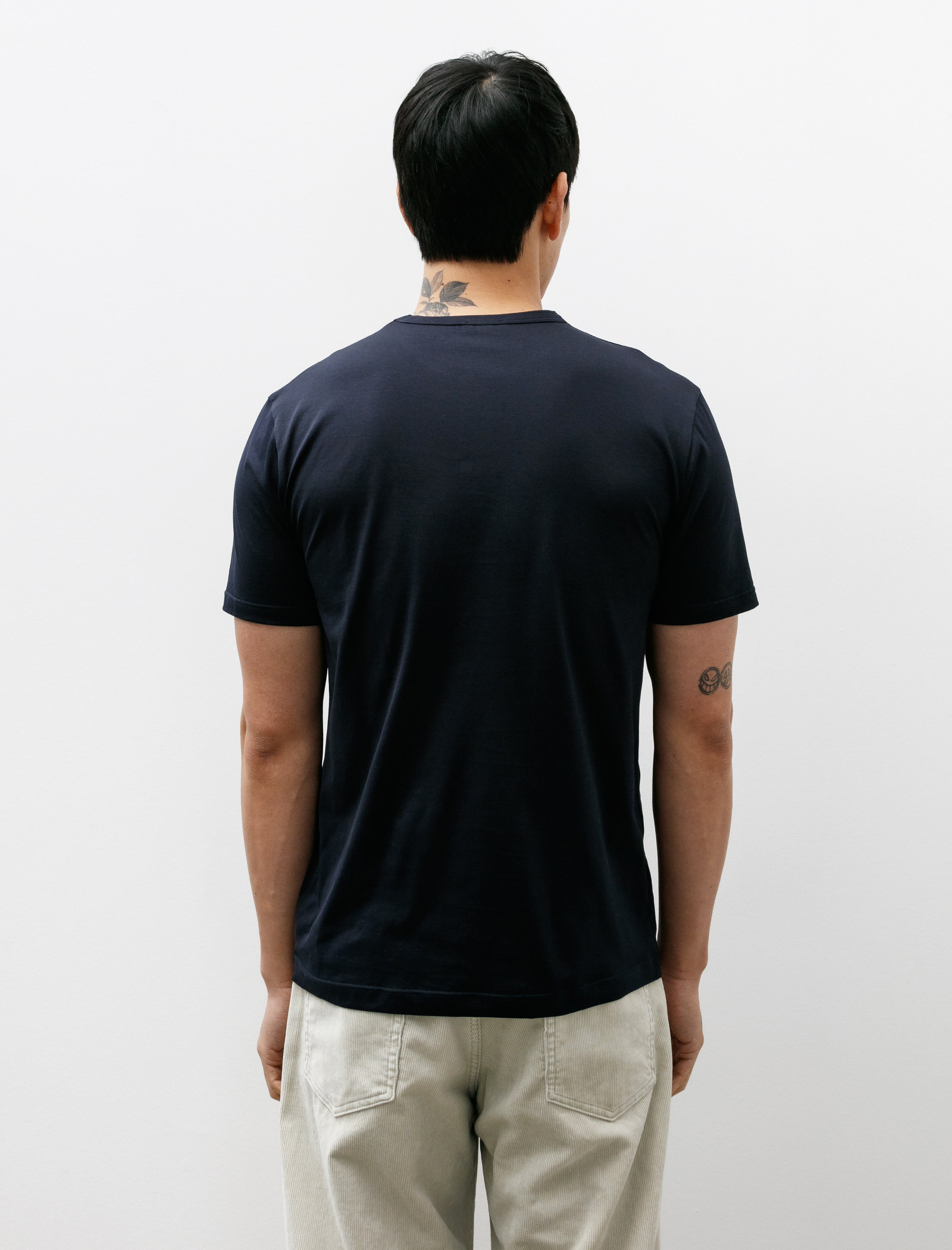Sunspel SS Crew Neck T-Shirt Midnight Navy