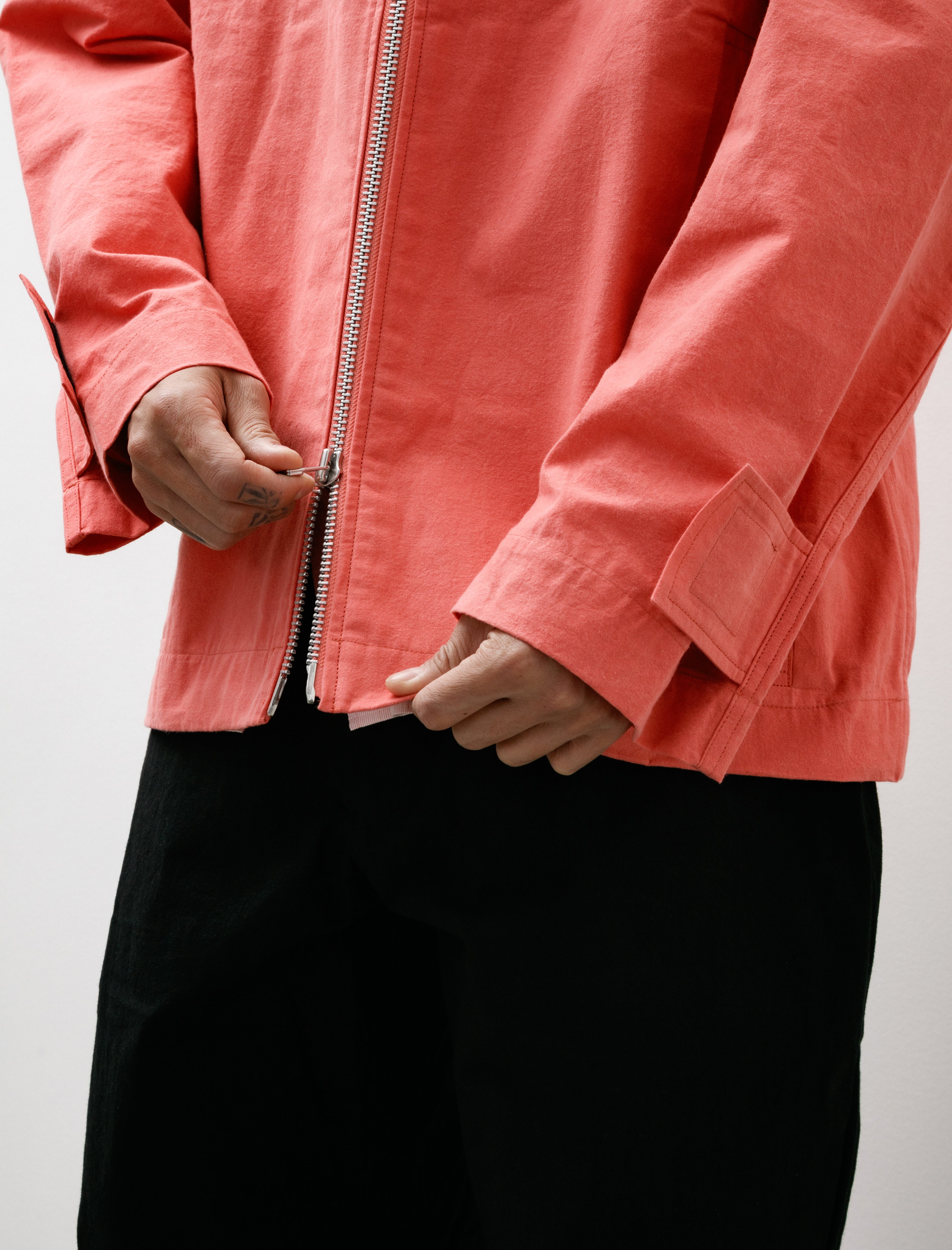 MAN-TLE R18 Shirt-7 Block Jacket Sunset Wax
