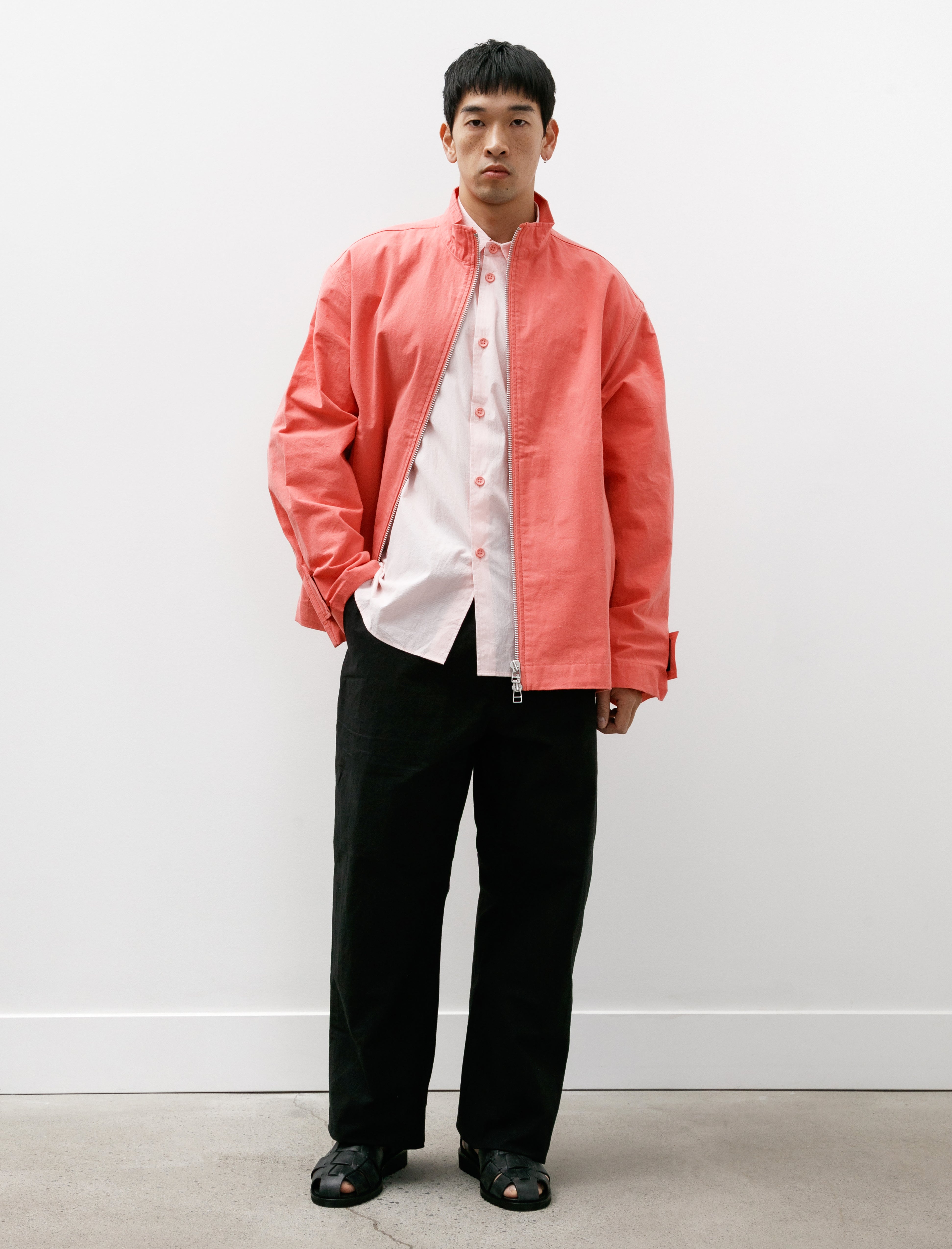 MAN-TLE R0 Pants-4 Wide Pants Black Wax