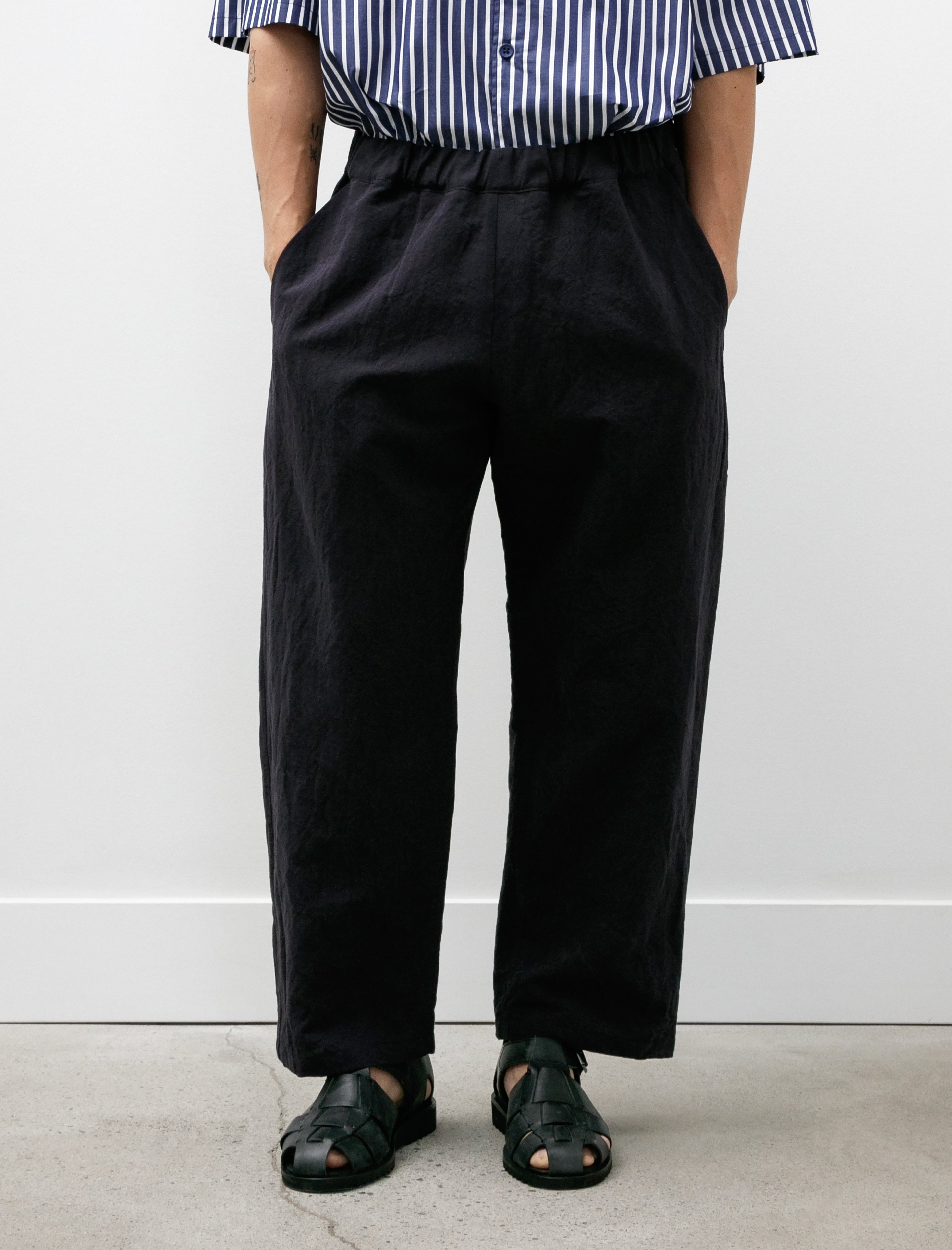 MAN-TLE R18 Pants-6 Easy Pants Rock Linen