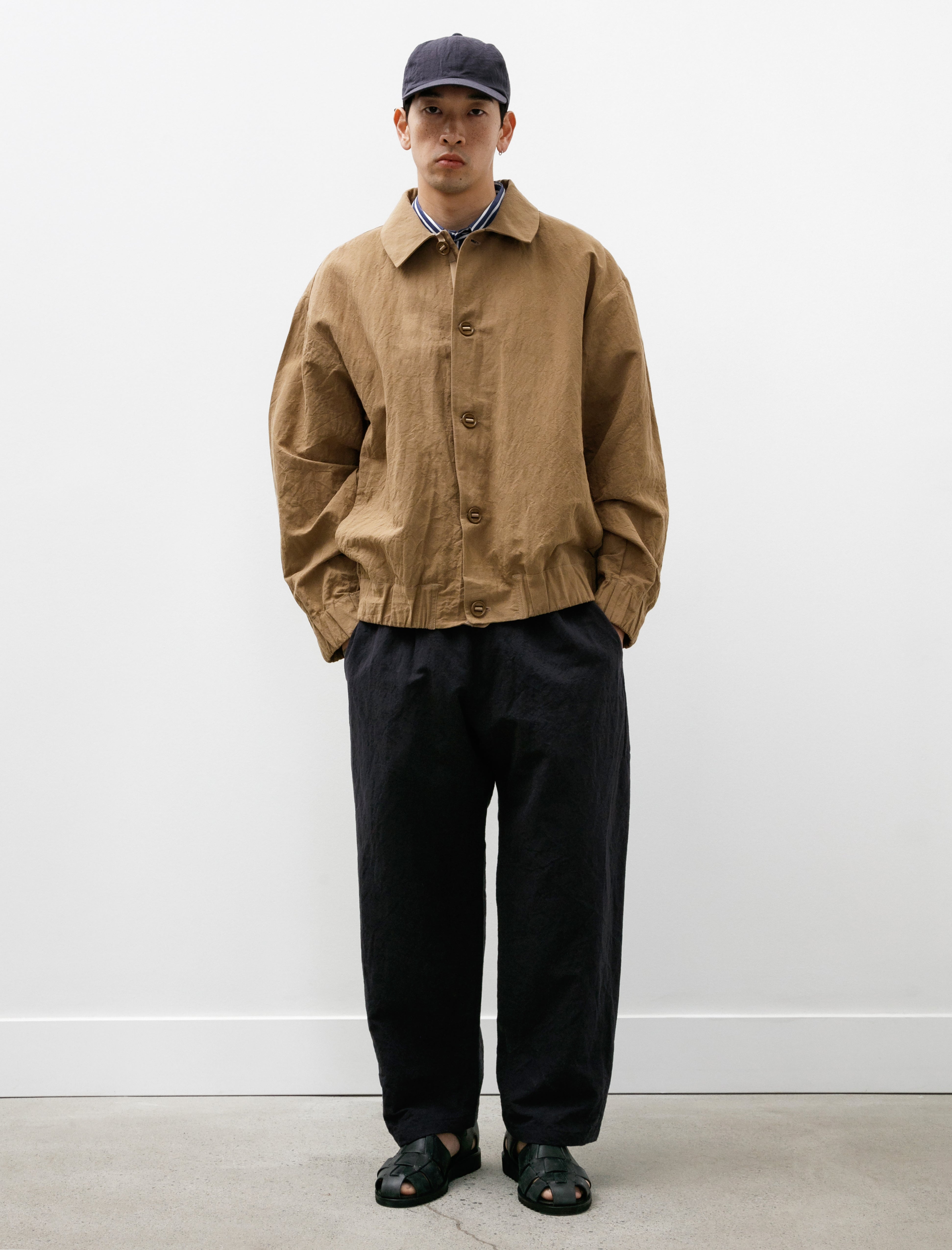 MAN-TLE R18 Pants-6 Easy Pants Rock Linen