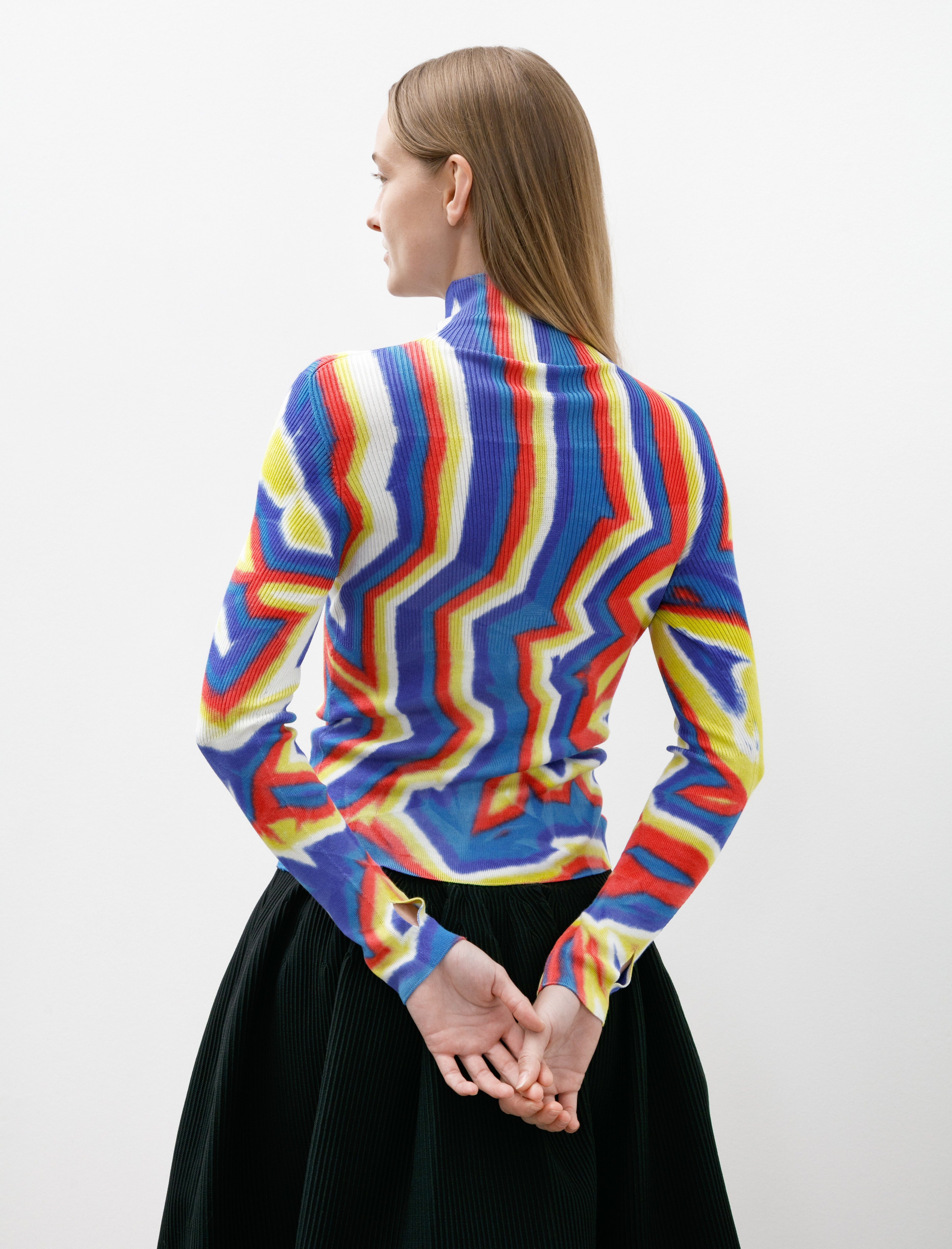 CFCL Silk Chusen Dye LS Top Multi