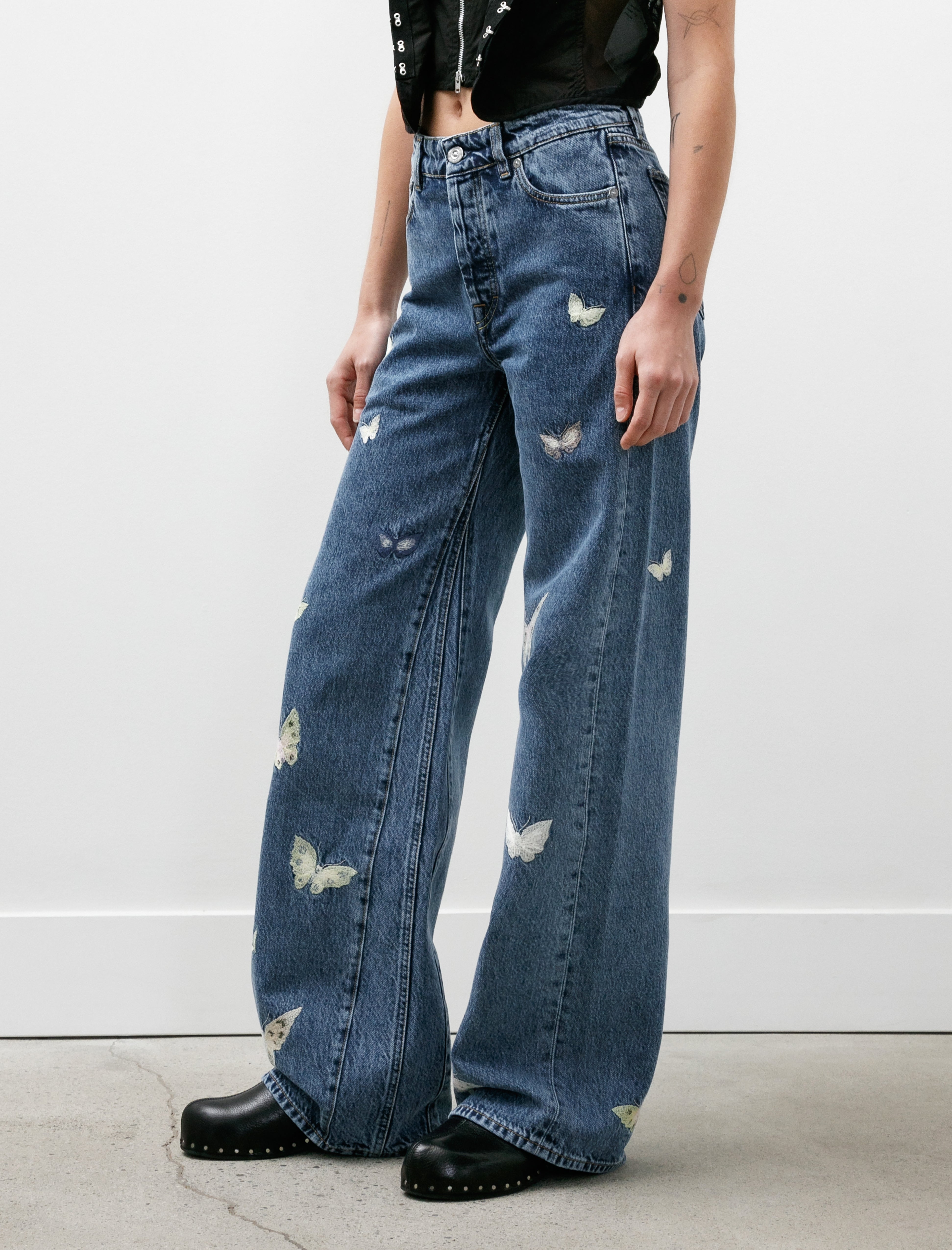 Our Legacy Treble Cut Indigo Butterfly