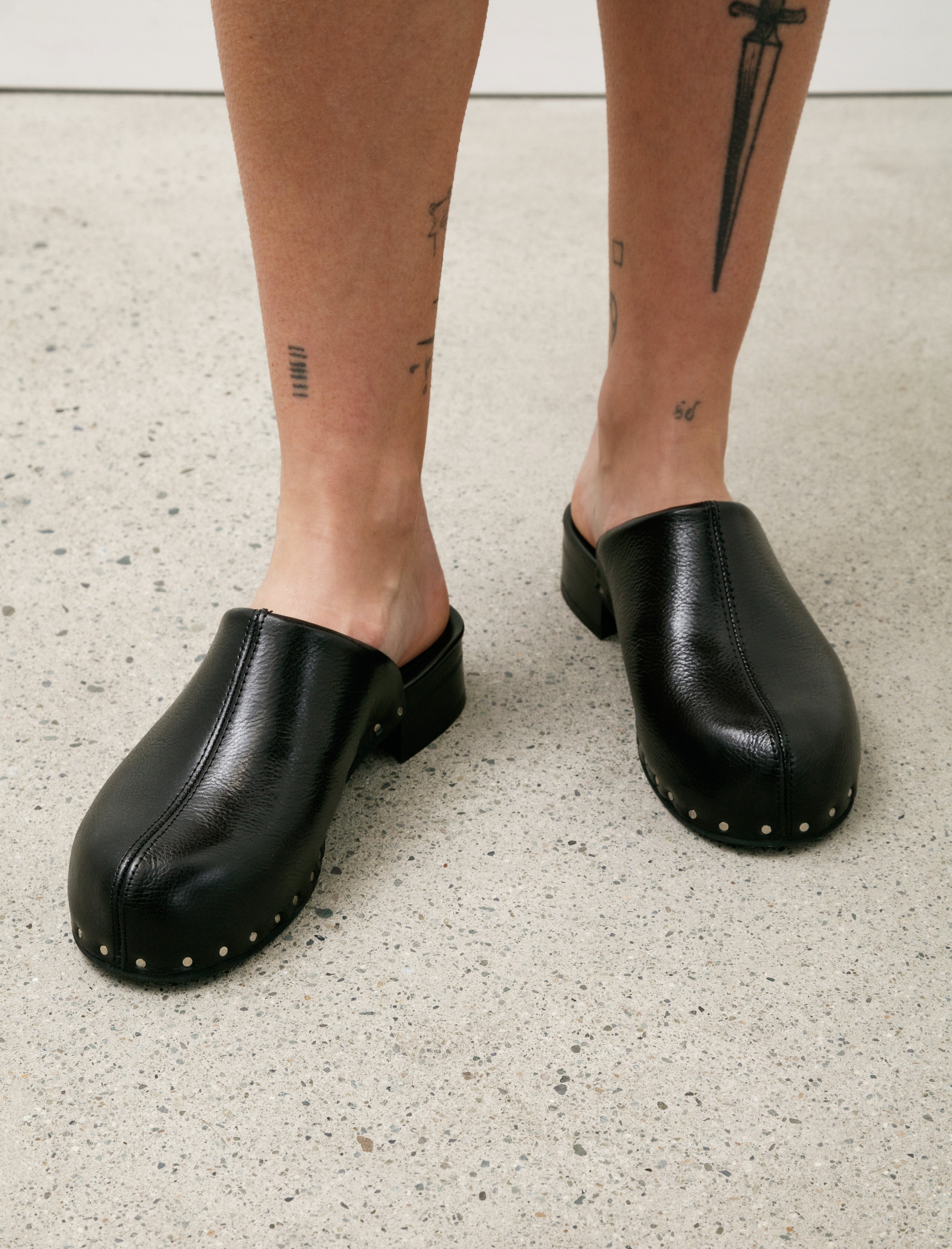 Our Legacy Naoto Clog Supple Leather Black