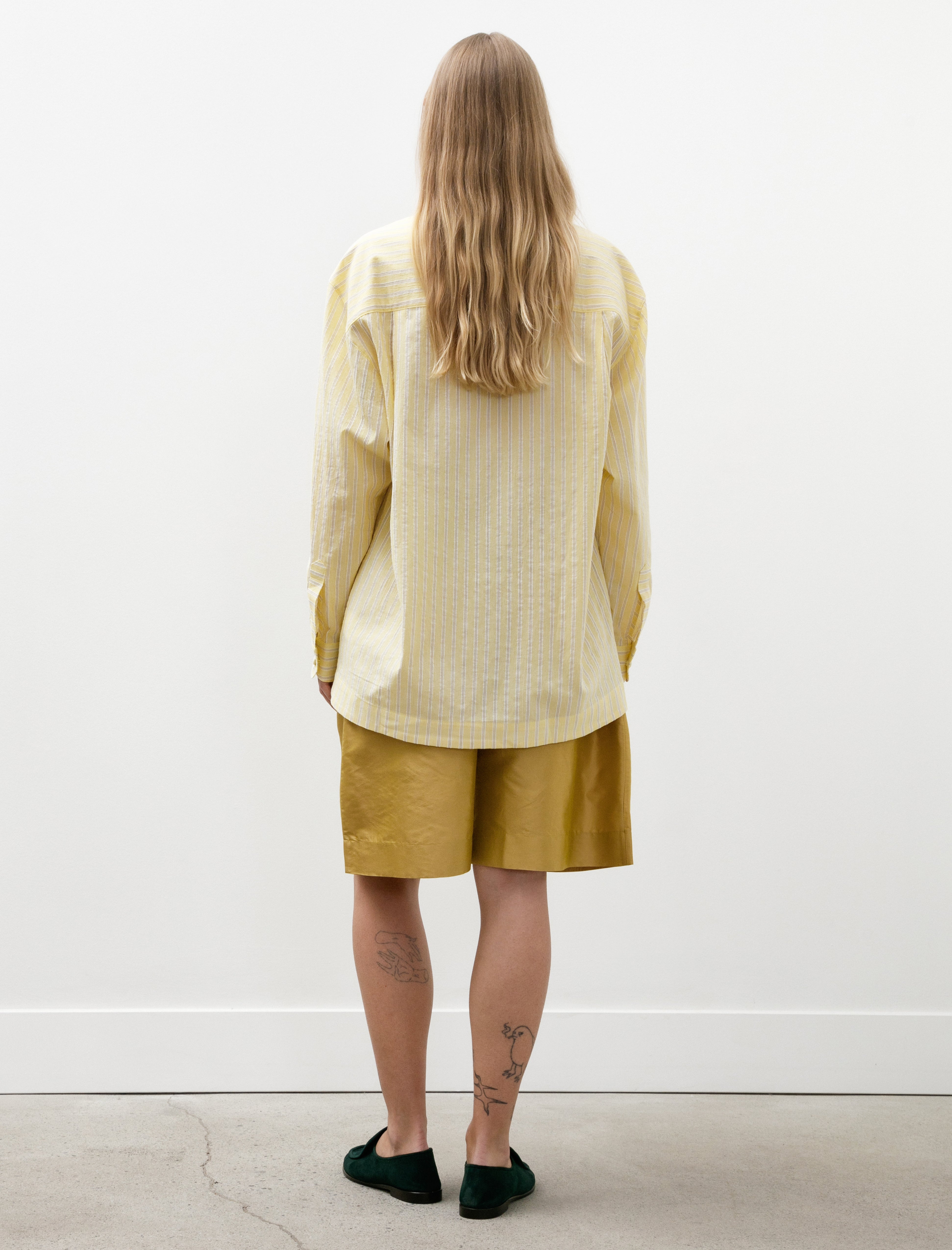 Cawley Hilda Shorts Silk Dupion Pharaoh