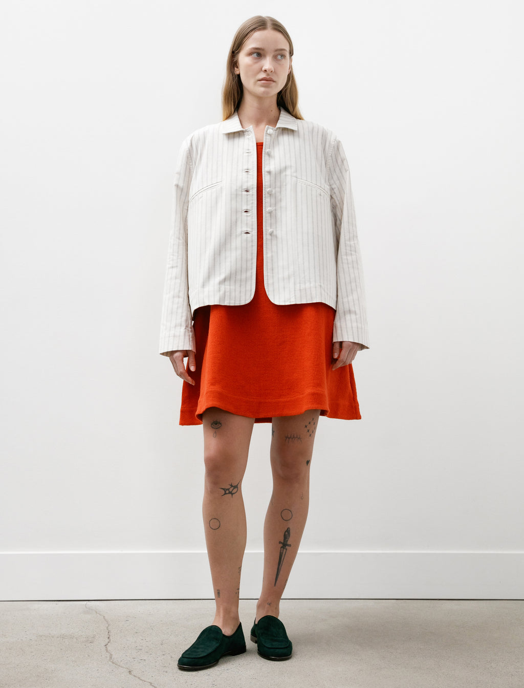 Cawley Japanese Cotton Oxford Lillie Jacket Ecru/Fawn – Neighbour