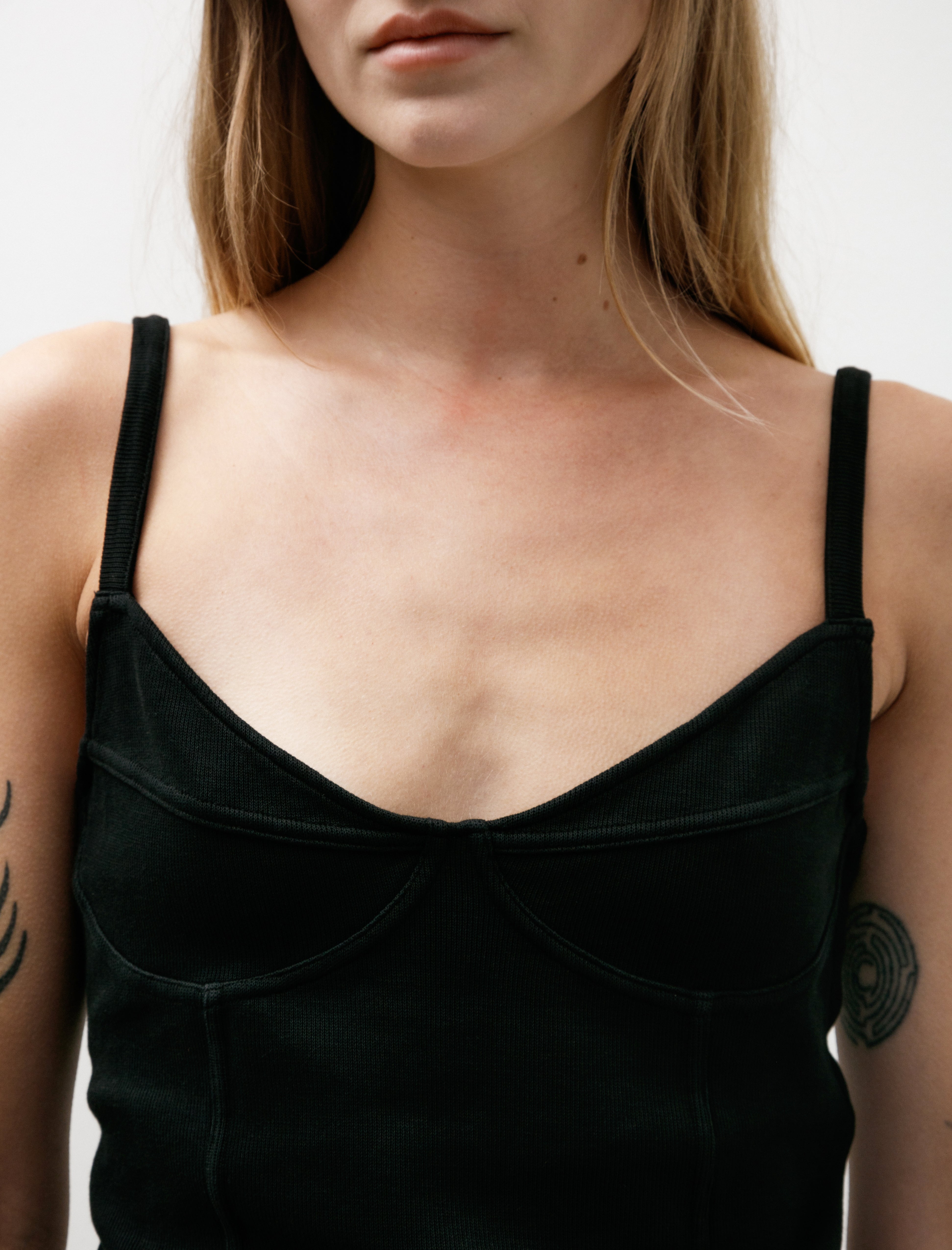 Our Legacy Cami Tank Washed Black Athletic Rib