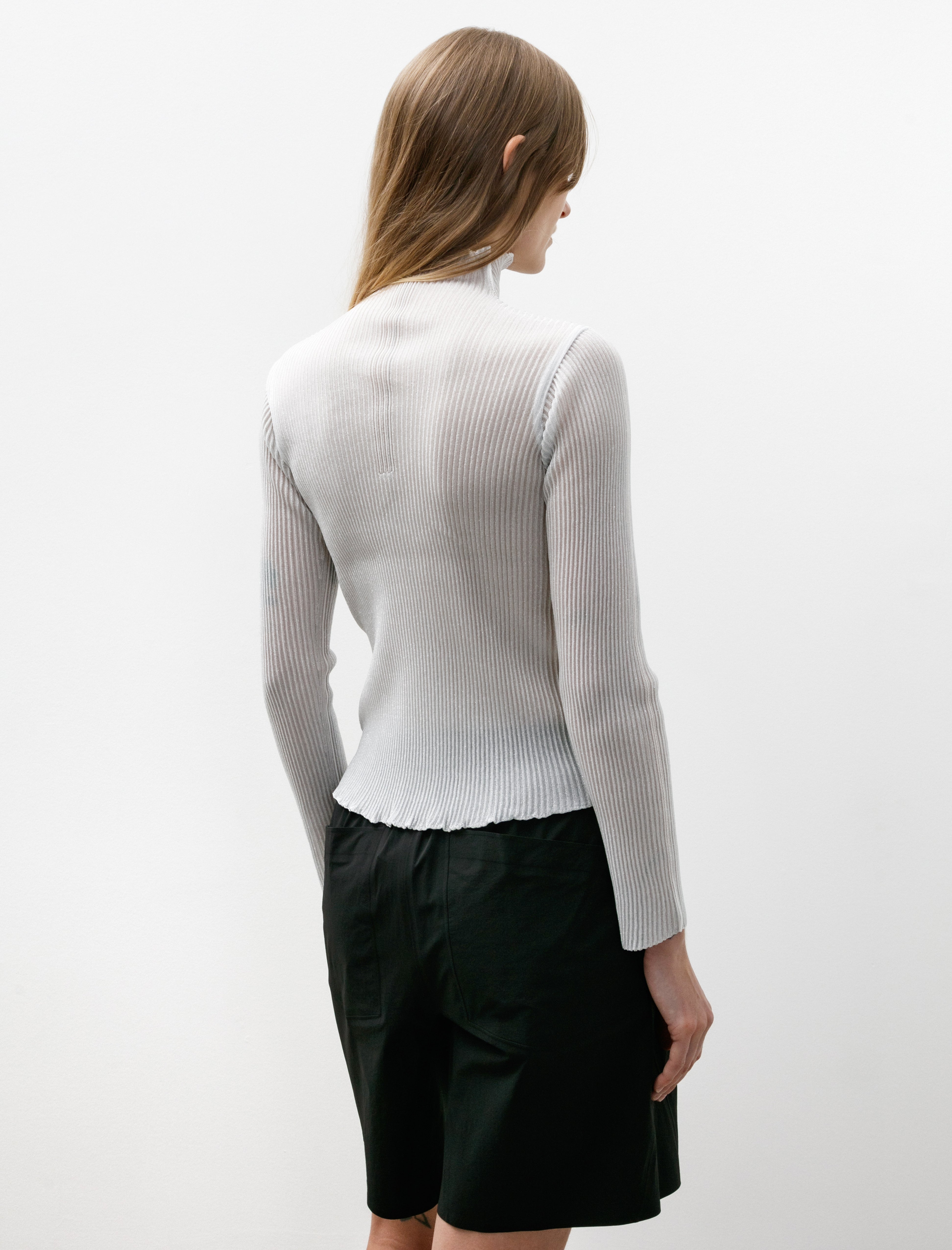 CFCL Hypha Lucent Glitter LS Top White/Silver