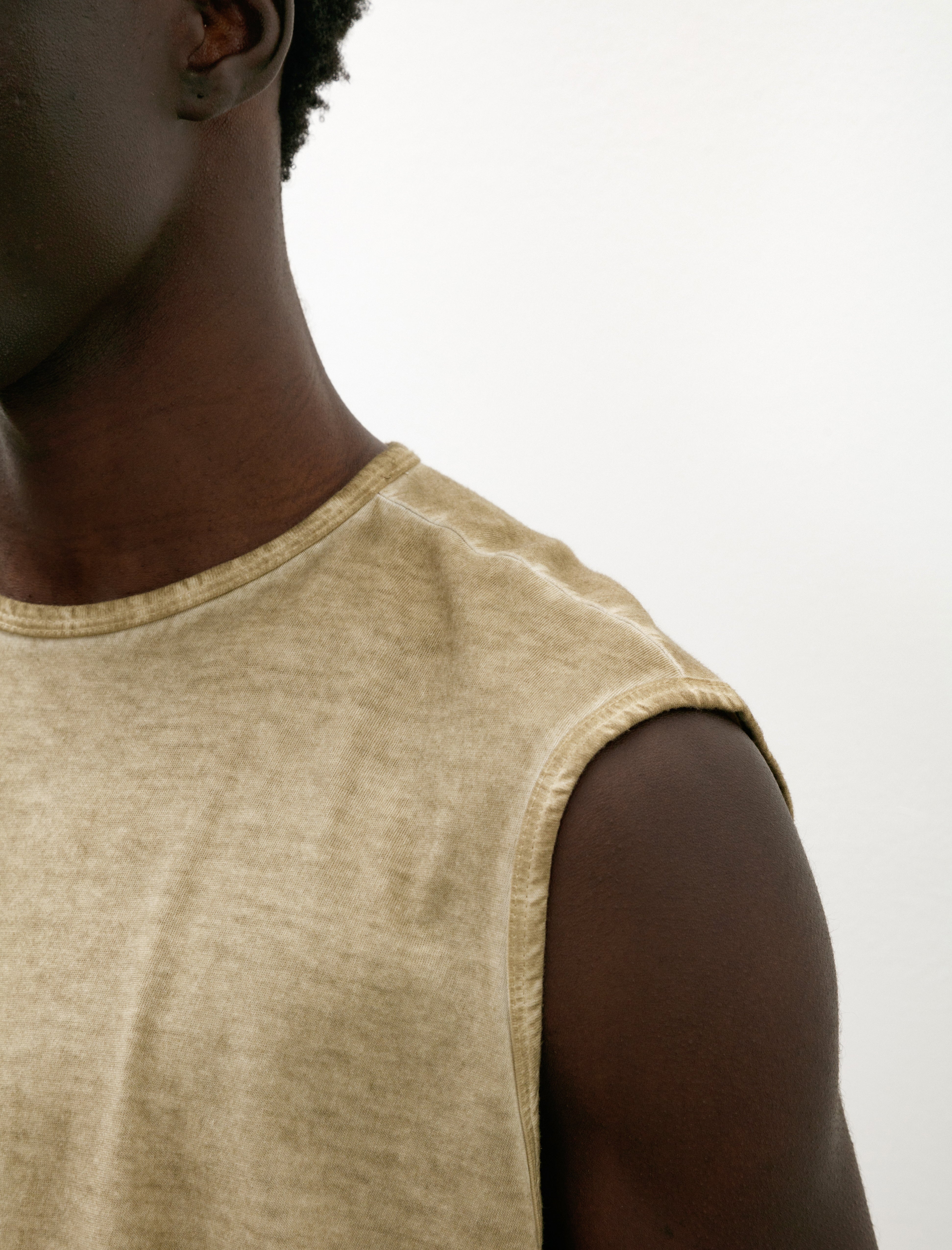 Gabriela Coll Garments No. 87 Organic Cotton Long Sleeve T-Shirt Off Green