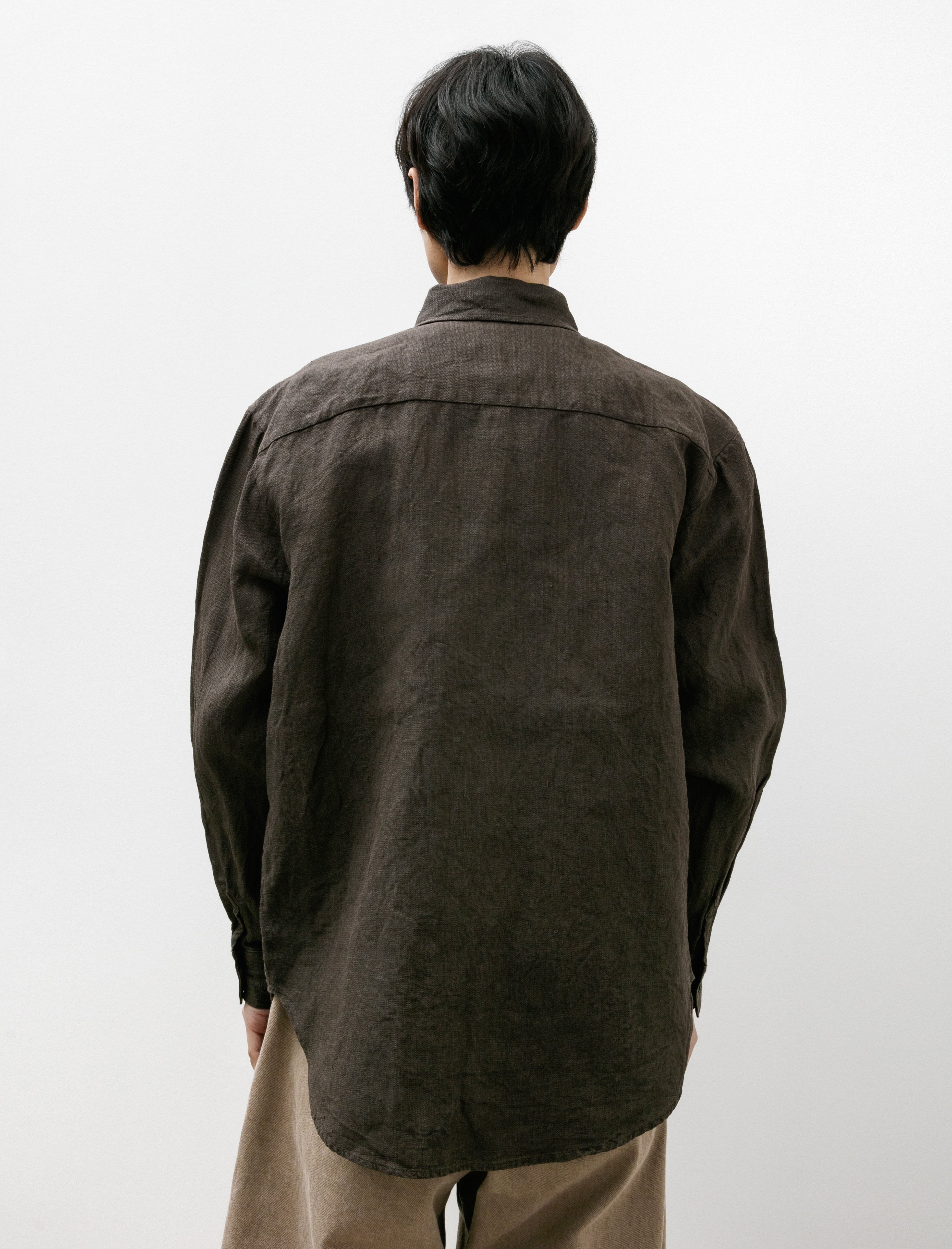 Big Shirt Dobby Weave Hemp Shale Grey