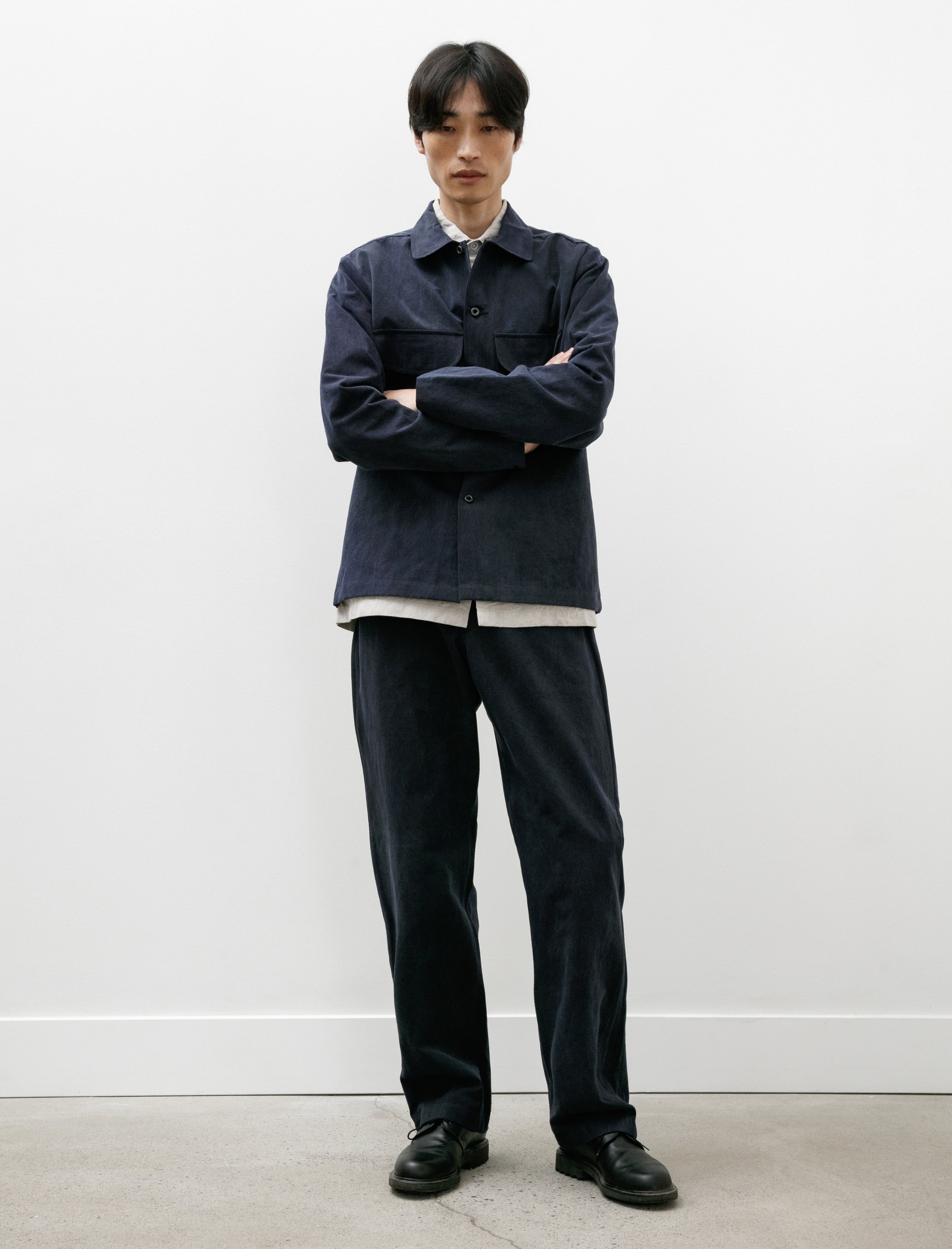 Four Pocket Pant Organic Cotton Weathercloth Indigo Sumi Ink