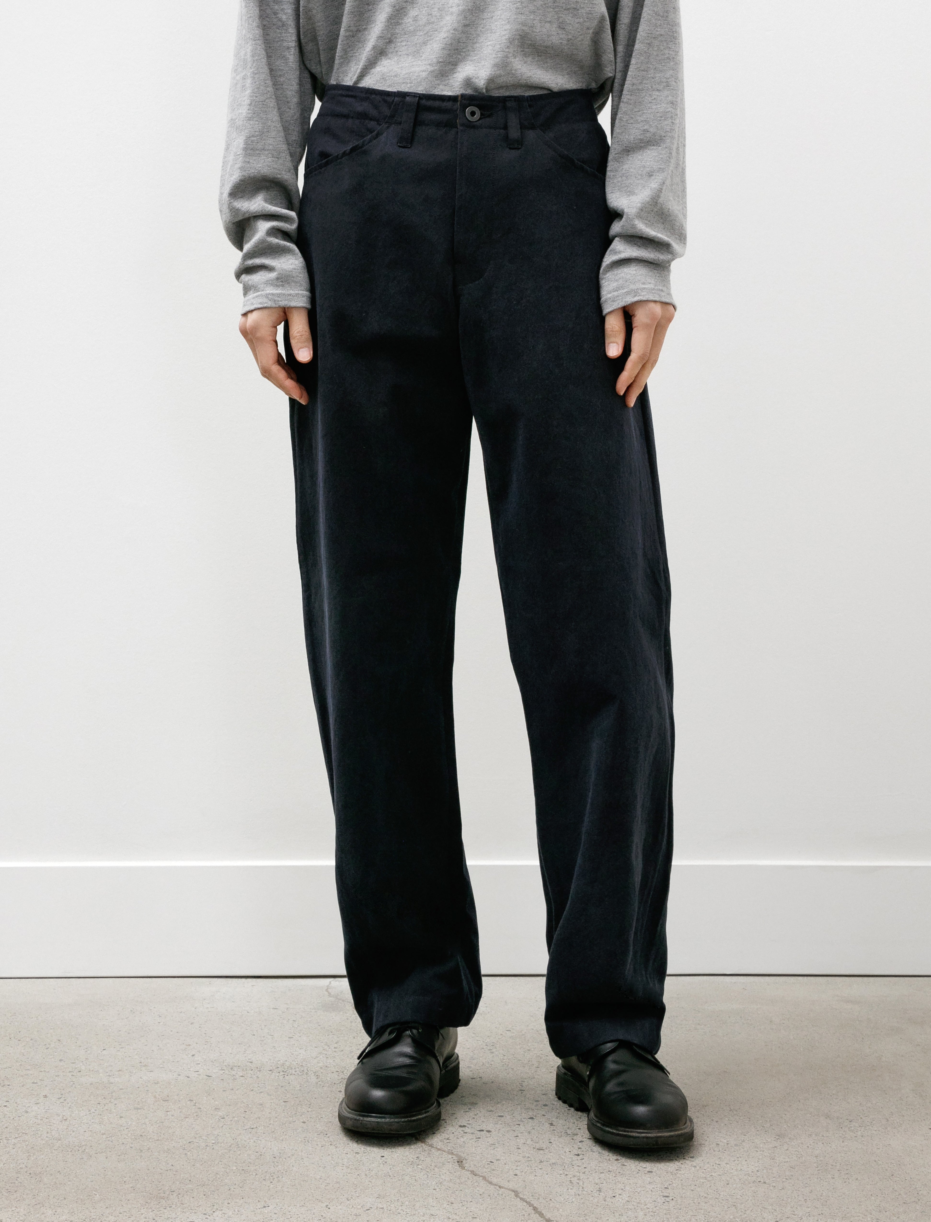 Four Pocket Pant Organic Cotton Weathercloth Indigo Sumi Ink