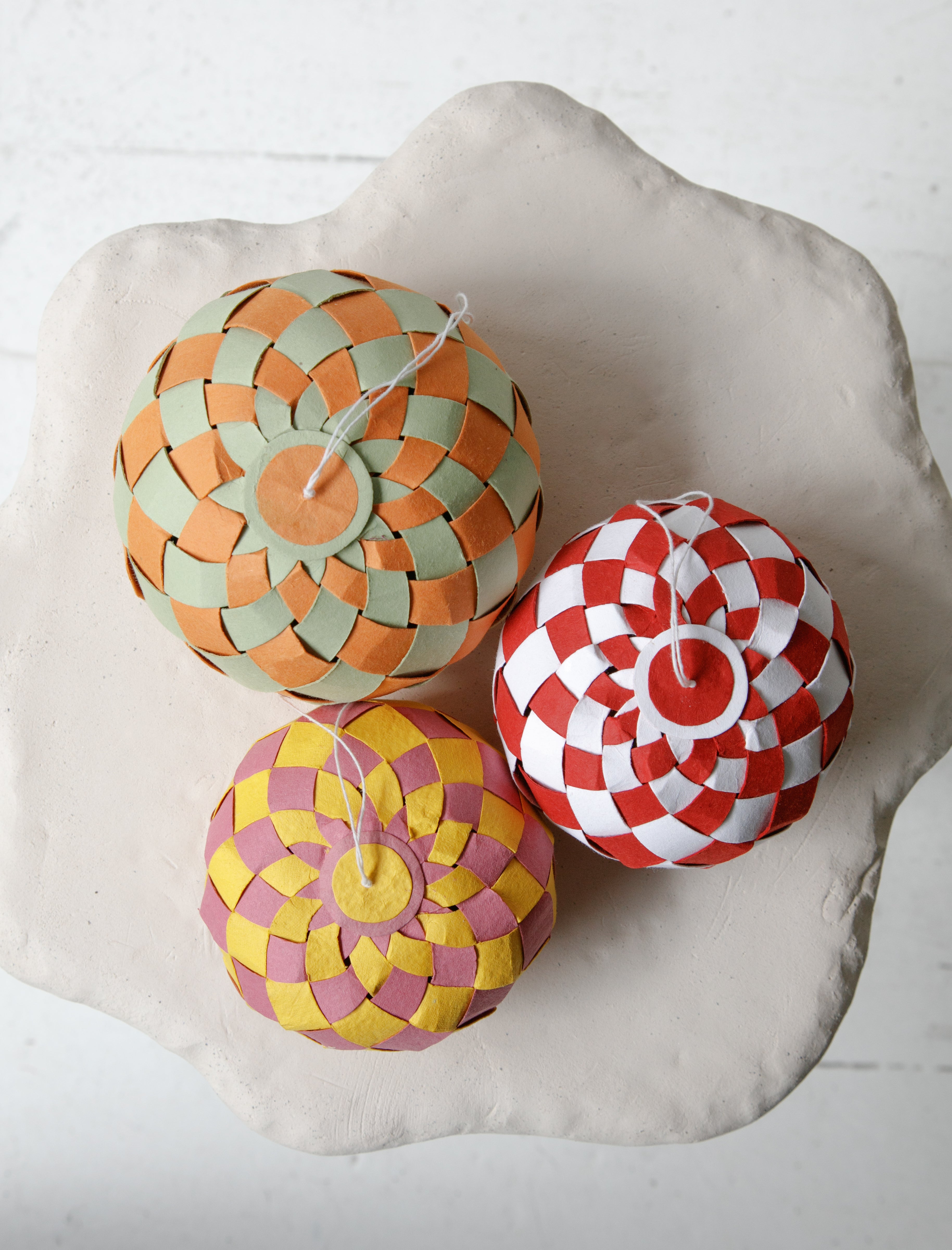 Fair Trade Bangladesh Christmas Ball Ornaments