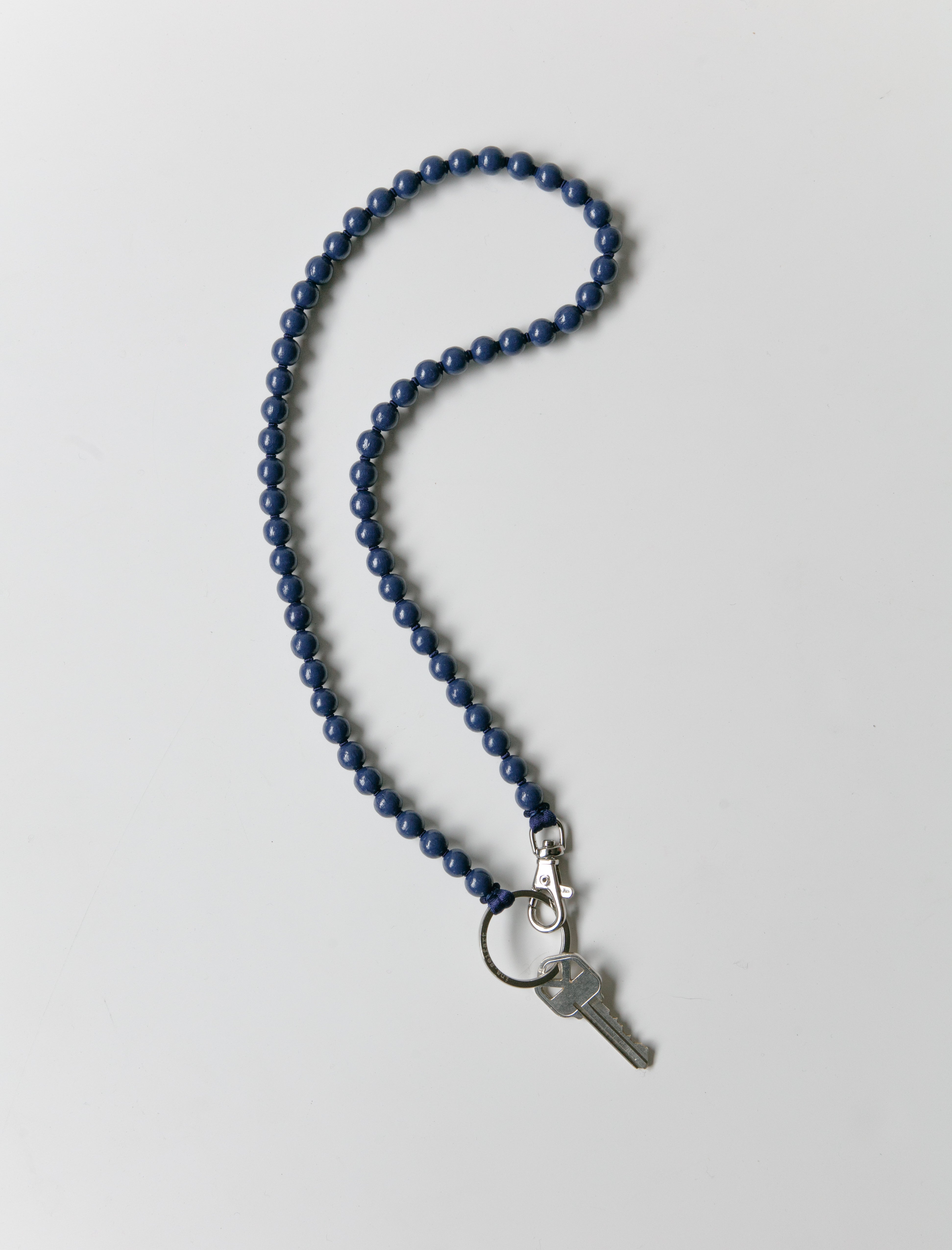 Ina Seifart Perlen Keyholder Long Blueberry