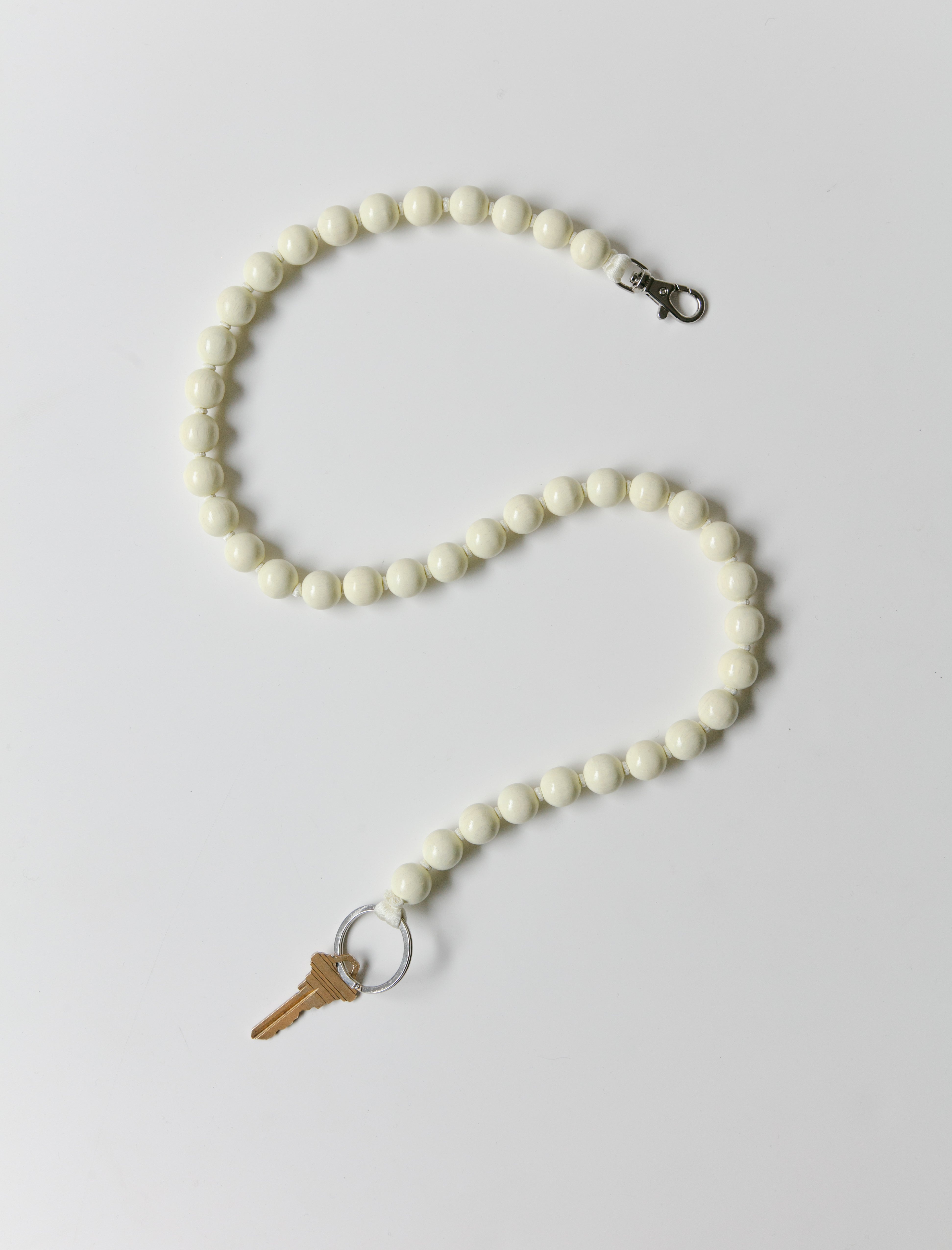 Ina Seifart Thick Perlen Keyholder Long Opal