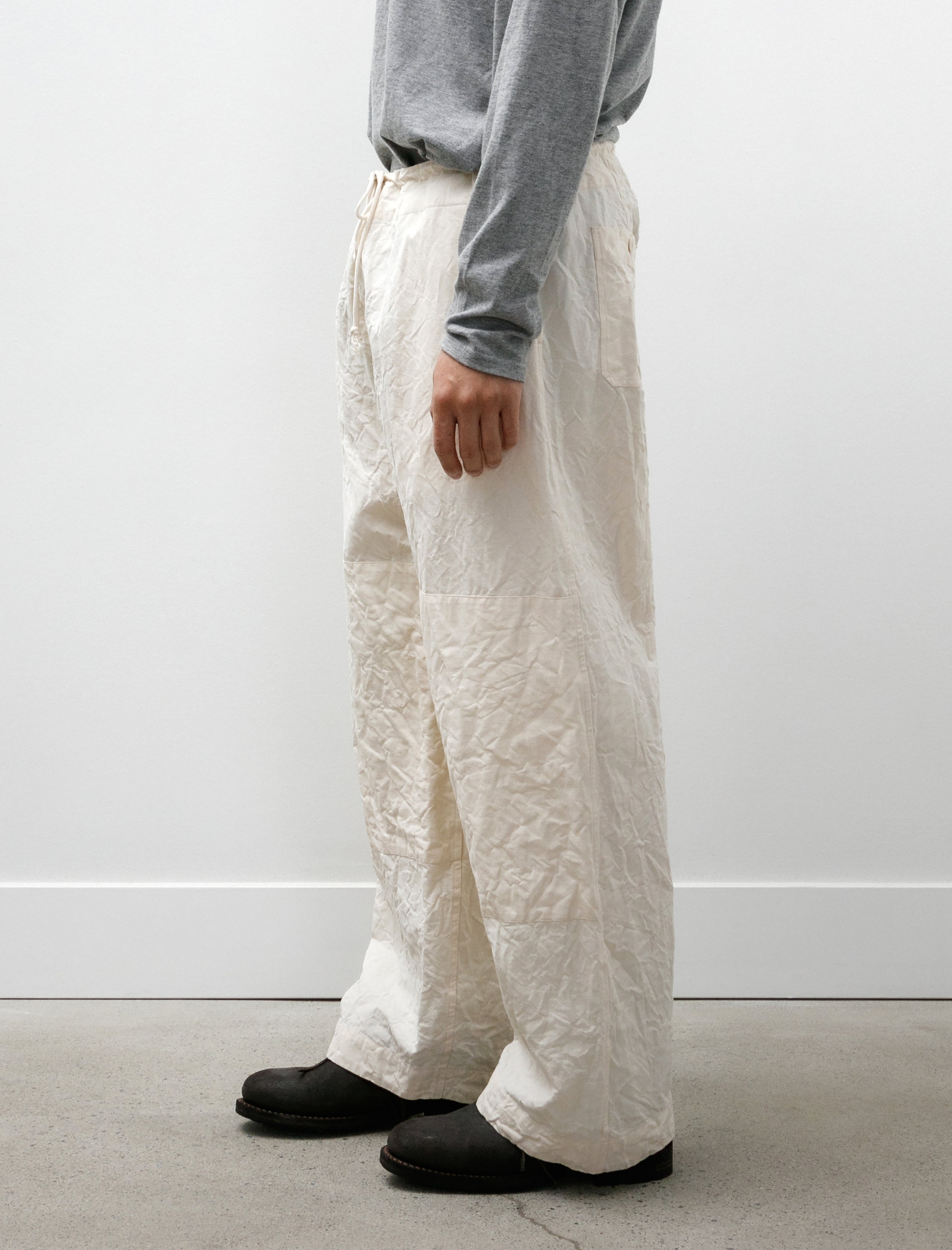 unkruid Gardening Trousers Off-White French Fine Canvas