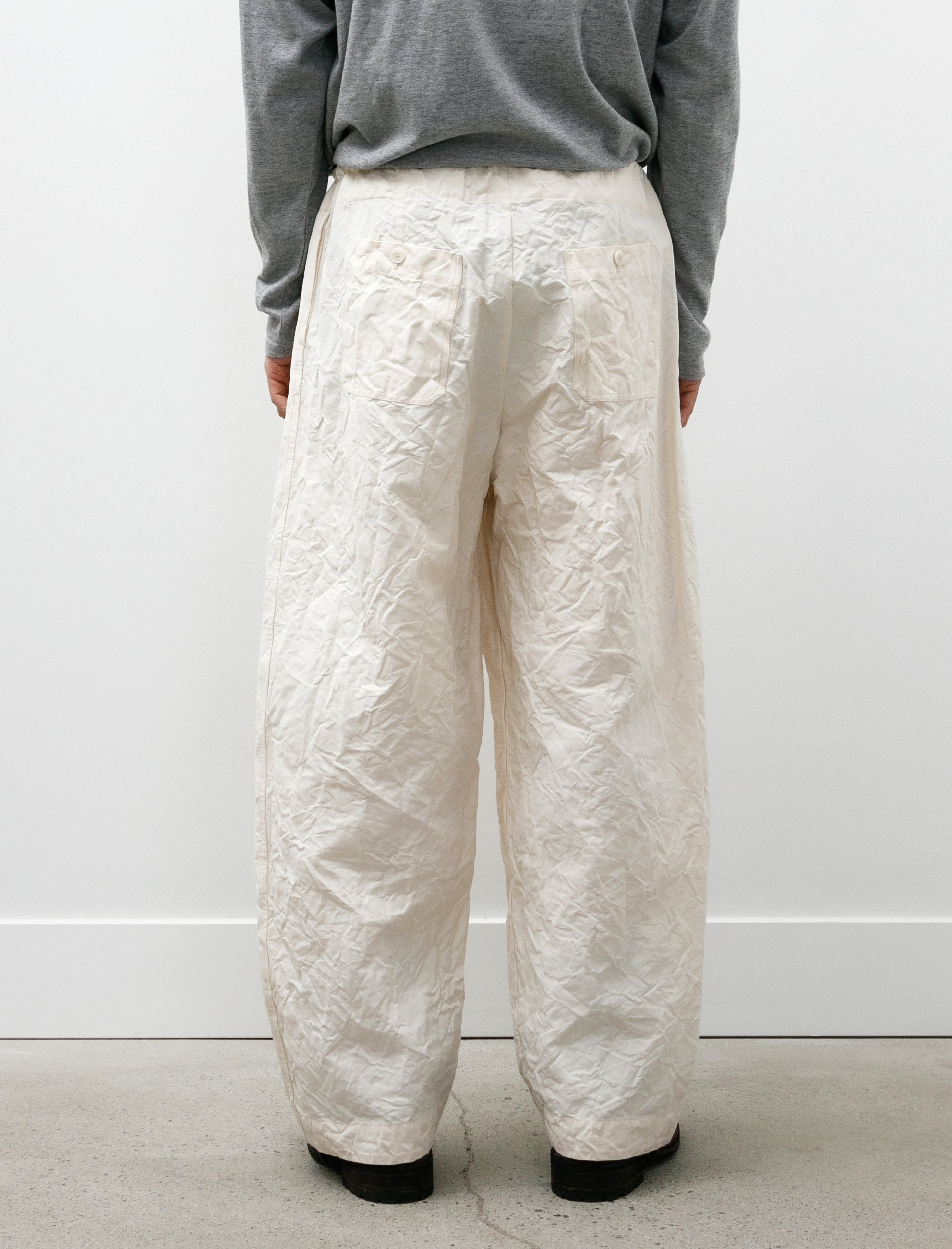 unkruid Gardening Trousers Off-White French Fine Canvas