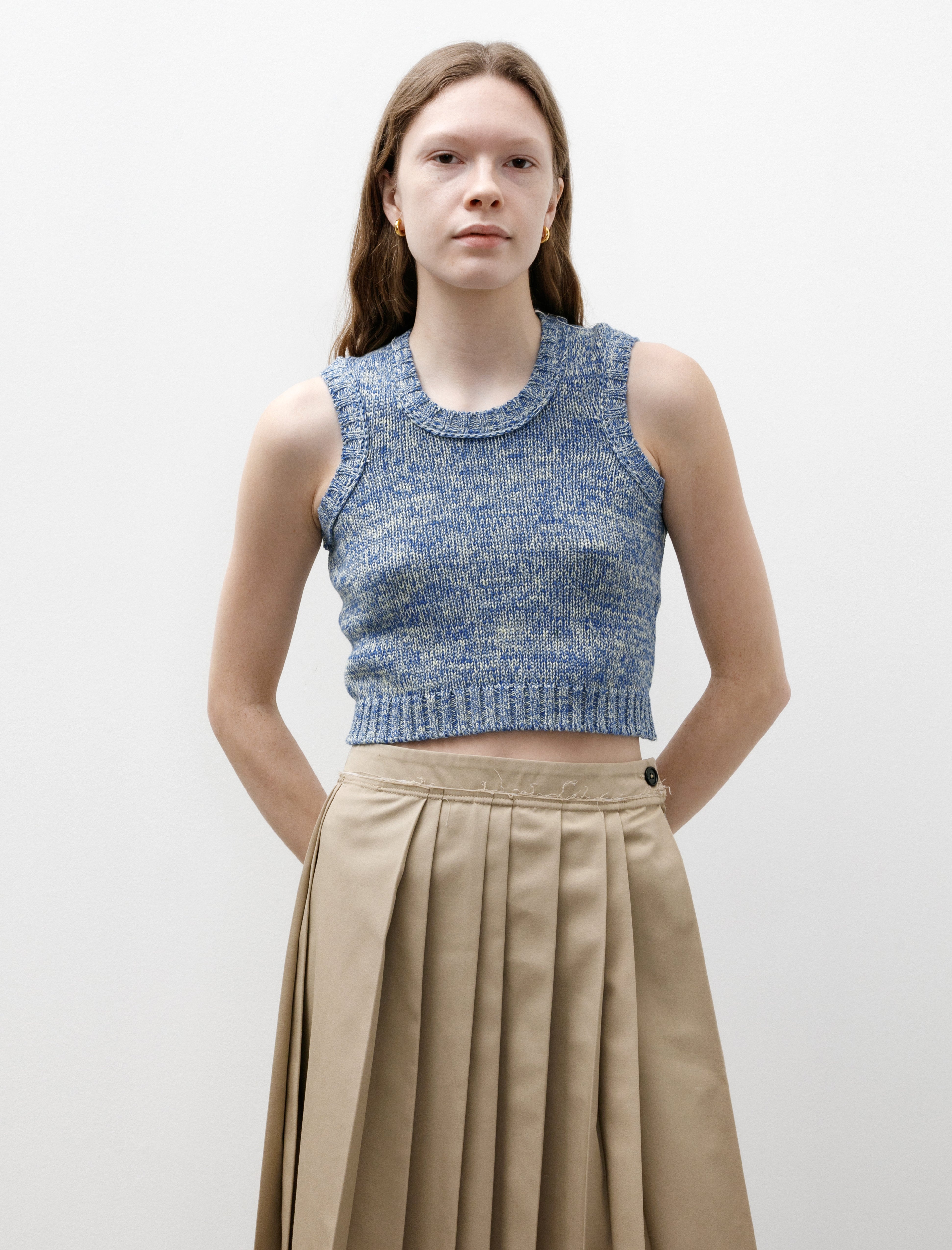 Camiel Fortgens Fitted Spencer Vest Blue Yellow