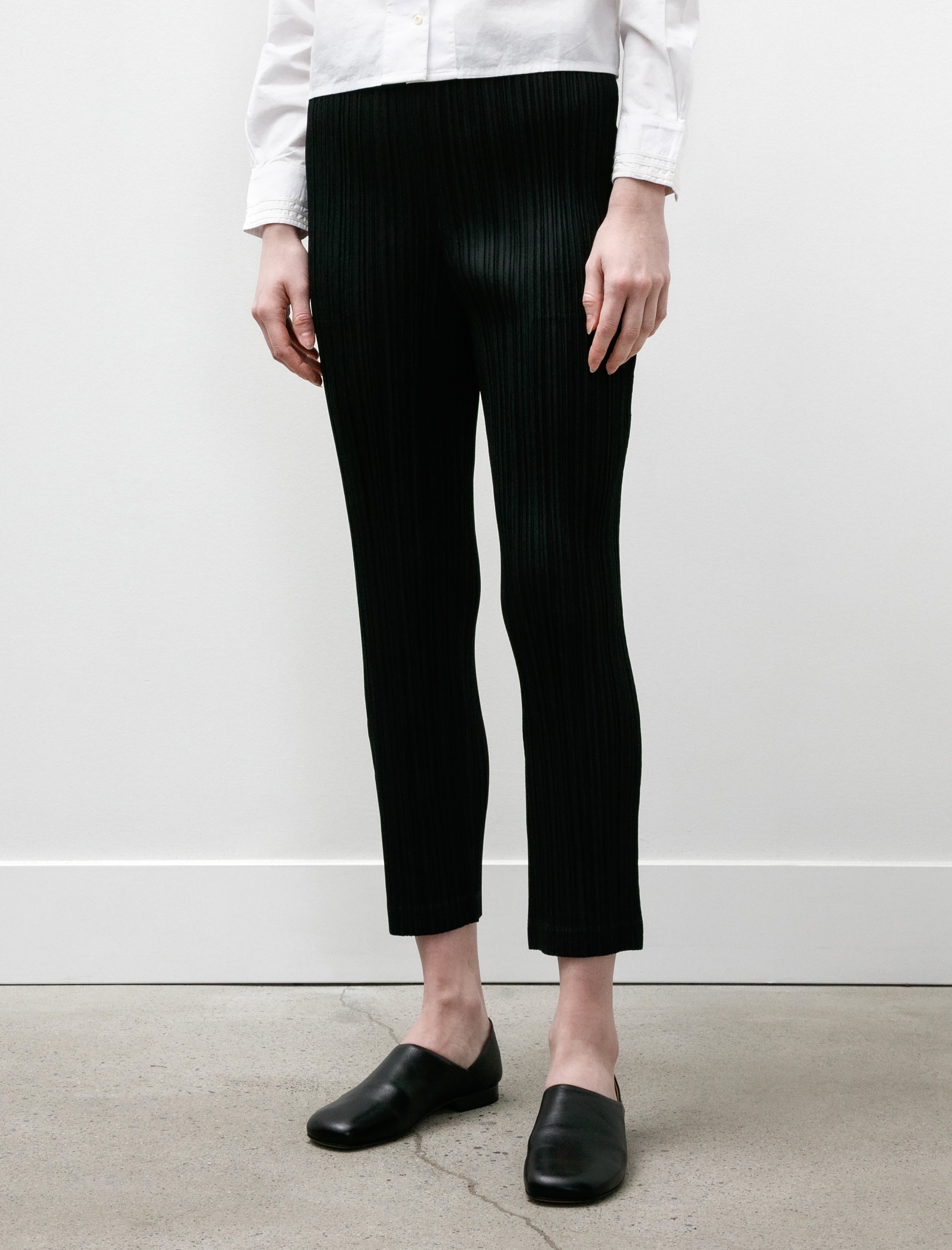 Pleats Please by Issey Miyake Thicker Bottoms Pants January Black