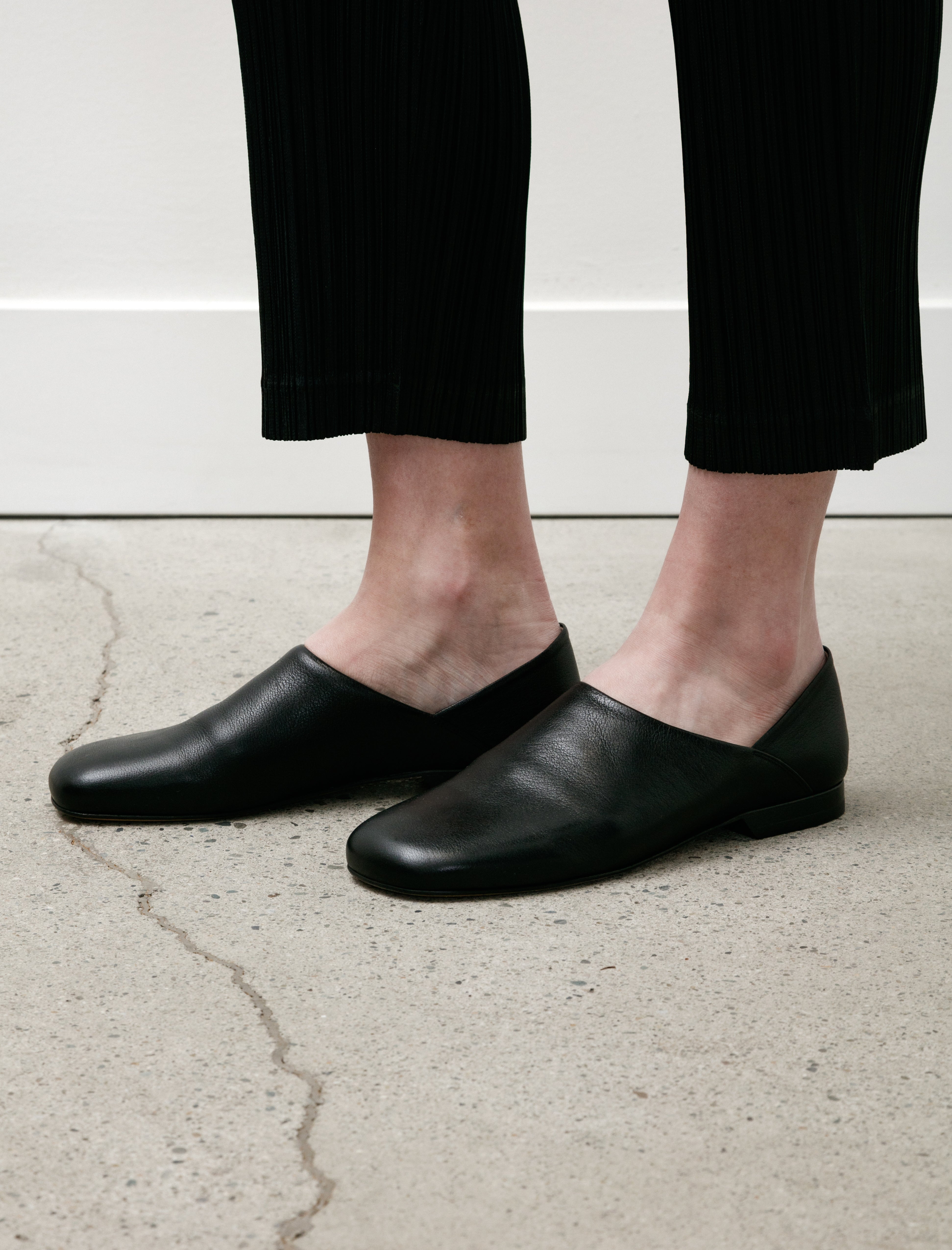 Lemaire Slippers Black