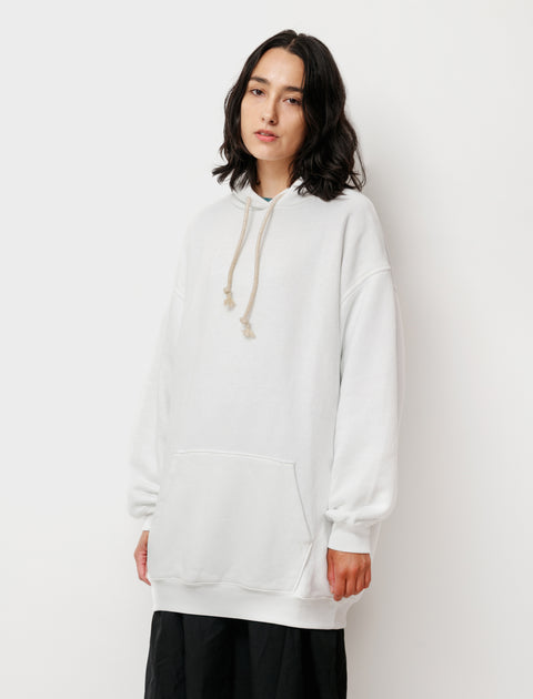 Acne Studios Hooded Sweatshirt Reverse Label Optic White