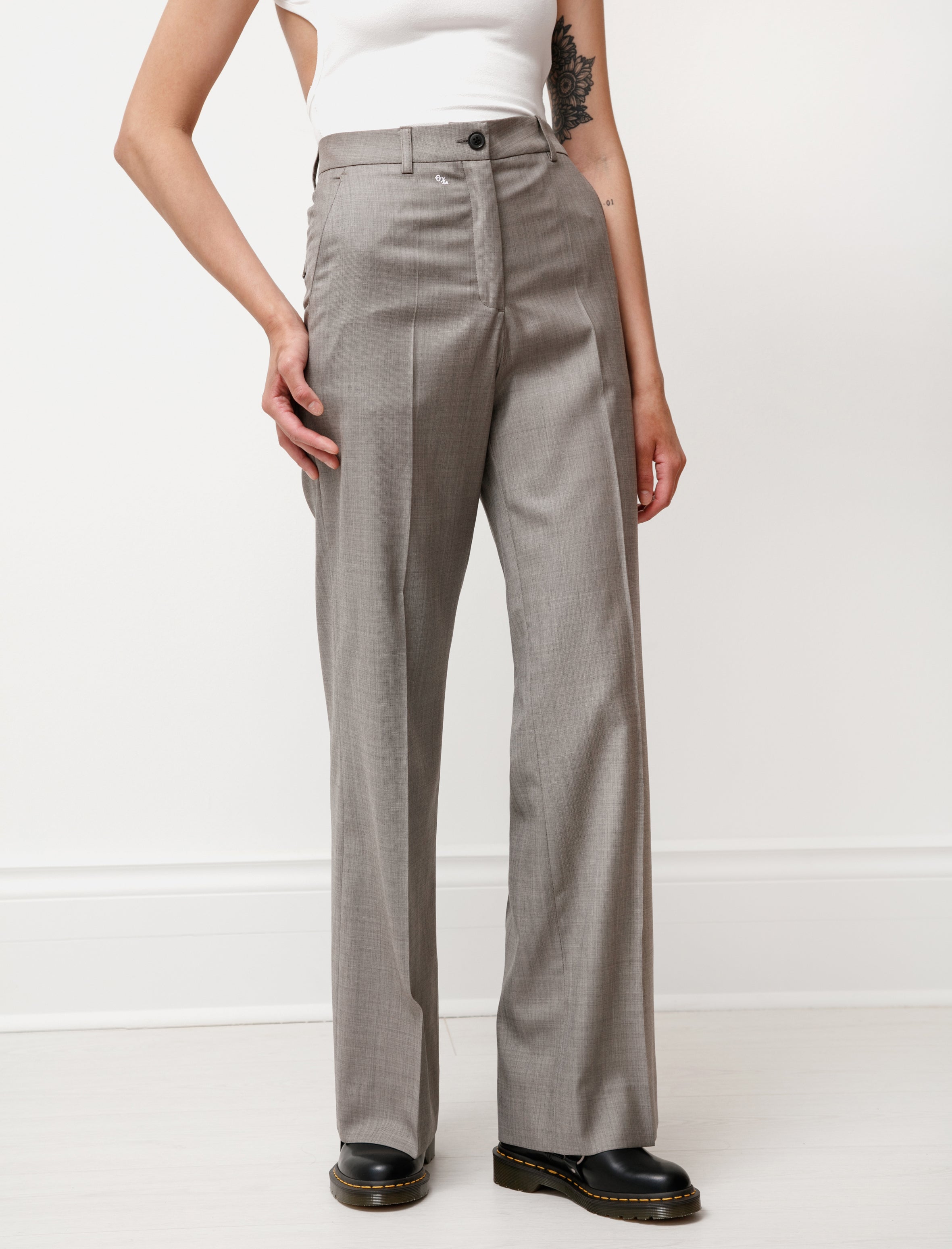 Our Legacy Womens Soul Trouser Stone Wool