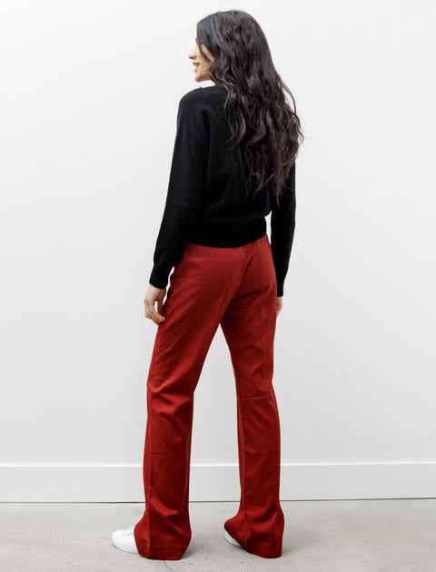 Acne Studios Tohny Suit Pants Crimson Red