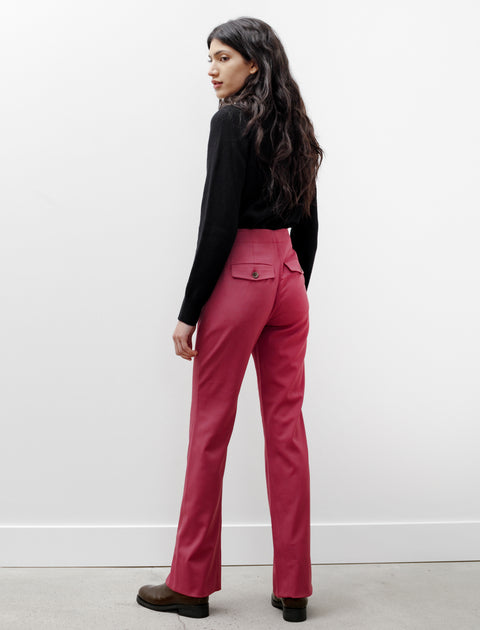 Our Legacy Sharp Trousers Pink Fluid Wool