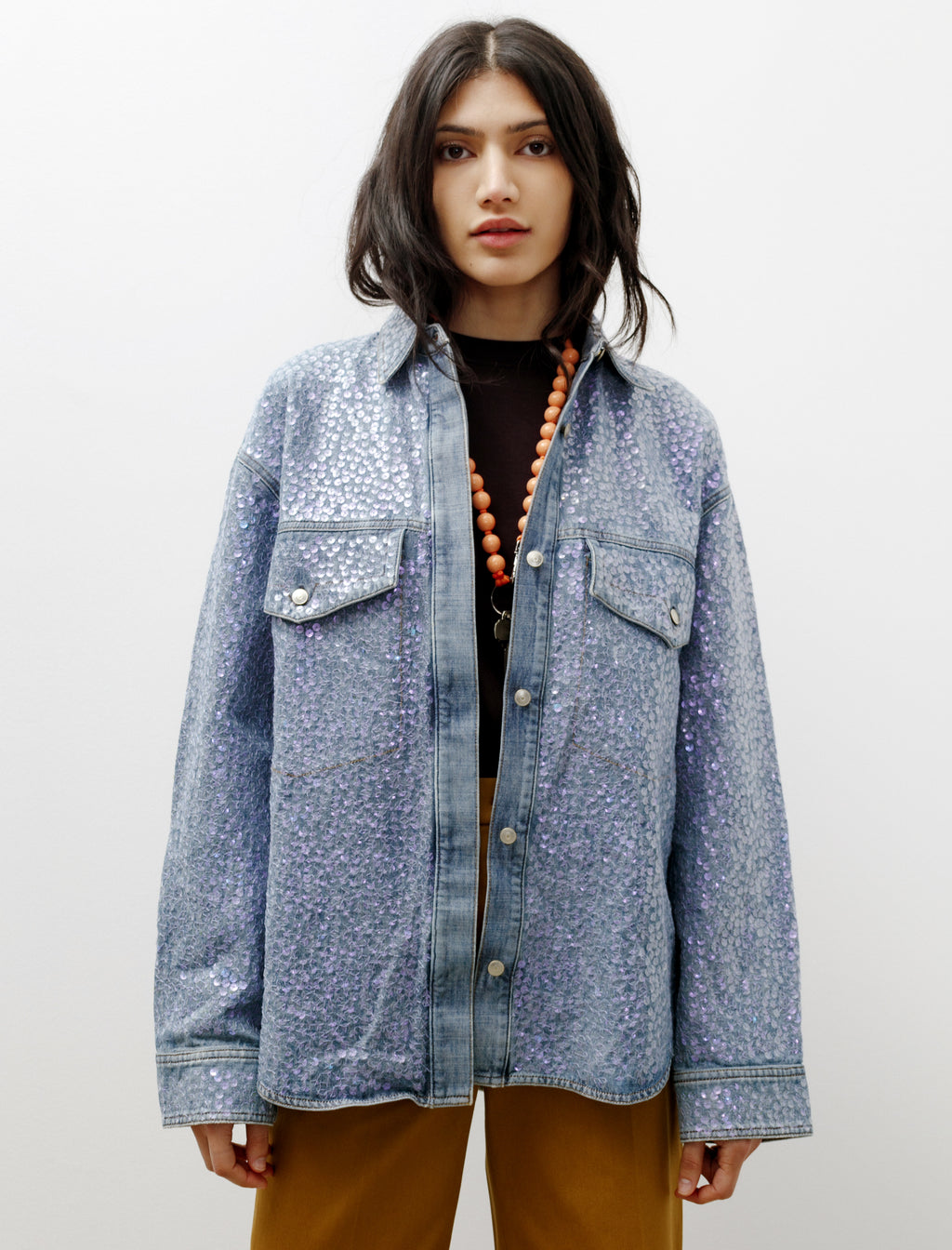 Acne Studios Raehmon Sequin Denim Shirt – Neighbour