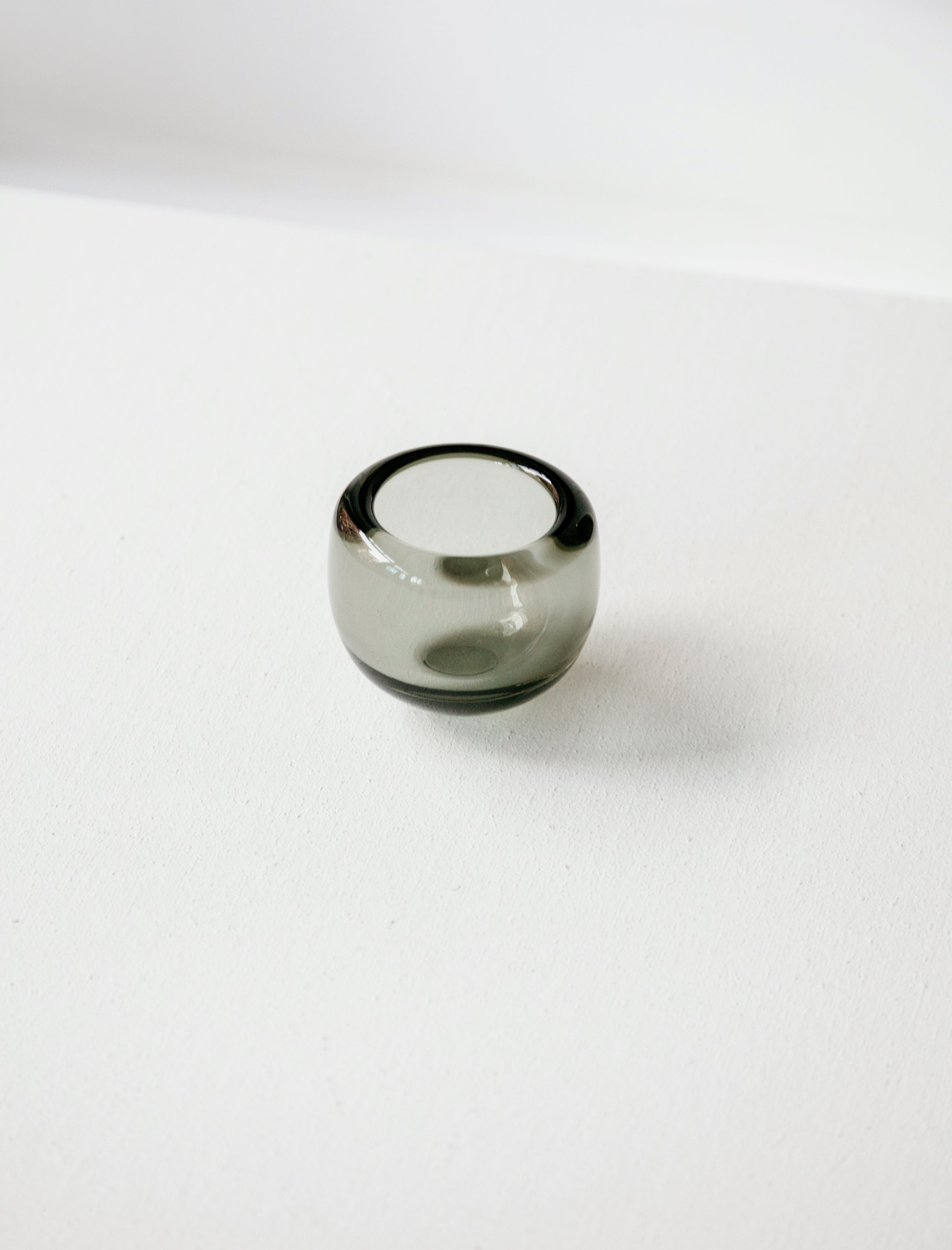 Found by Neighbour Heavy Ball Smoke Glass Bowl