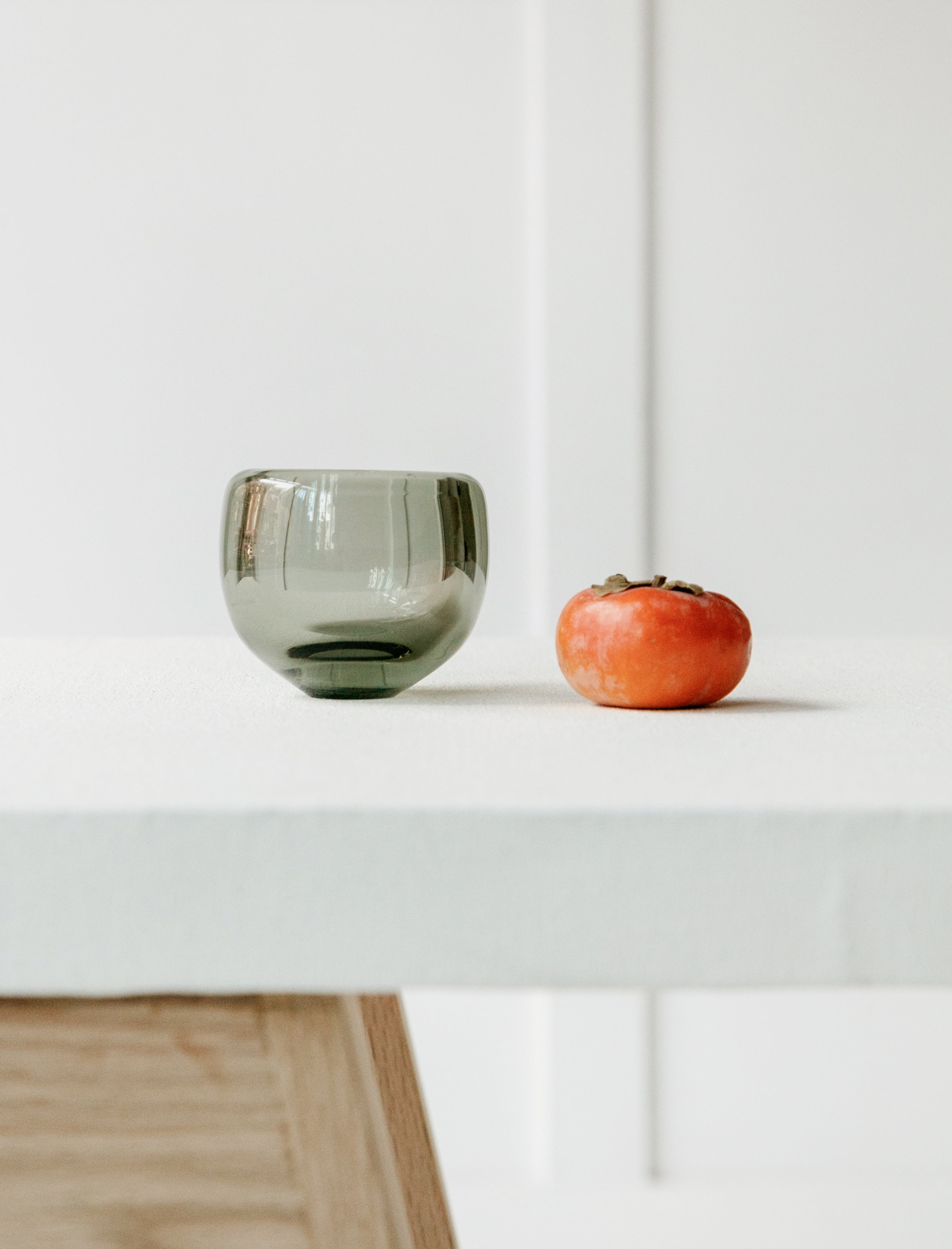 Found by Neighbour Heavy Ball Smoke Glass Bowl