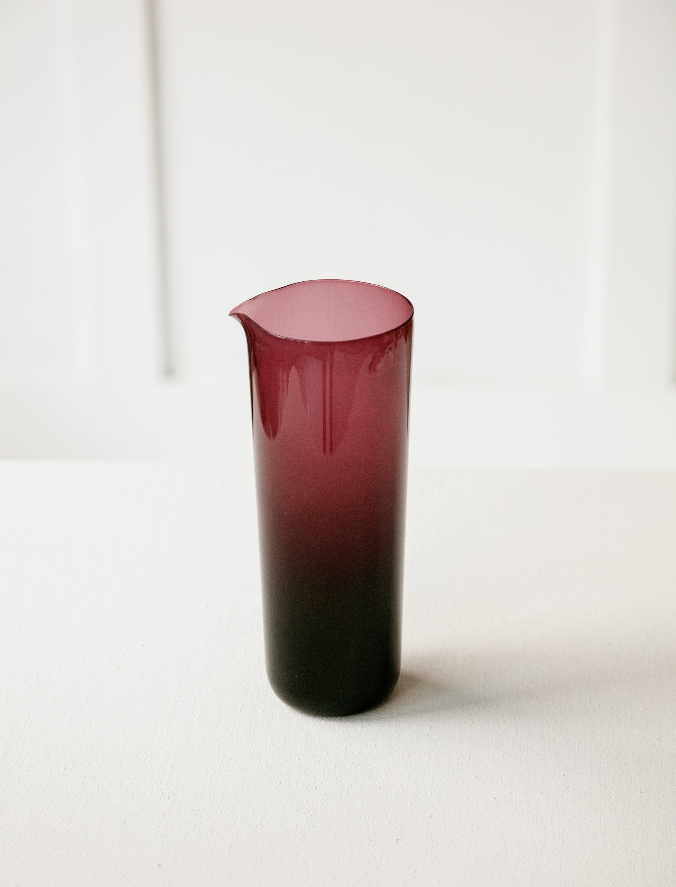 Found by Neighbour Plum Glass Pitcher