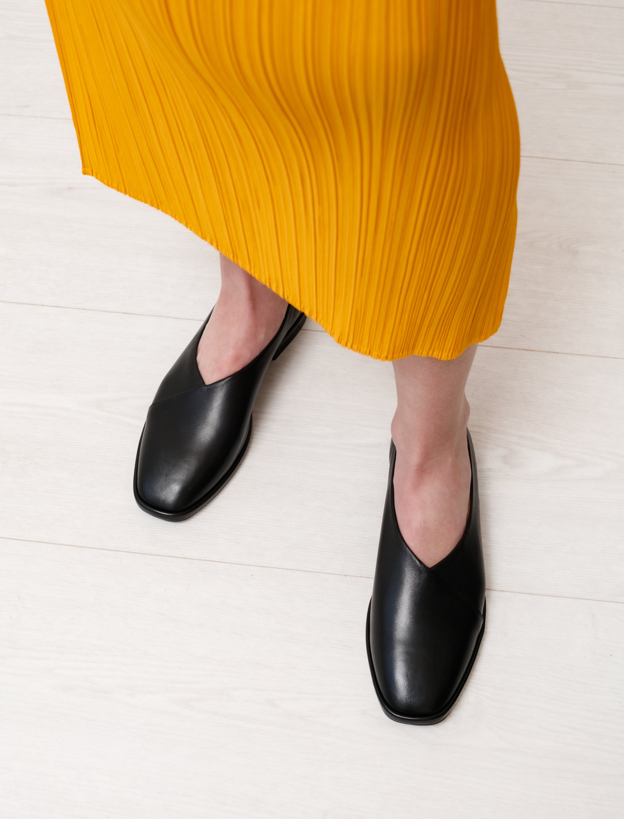 Clergerie Oxane Foldover Lamskin Slipper