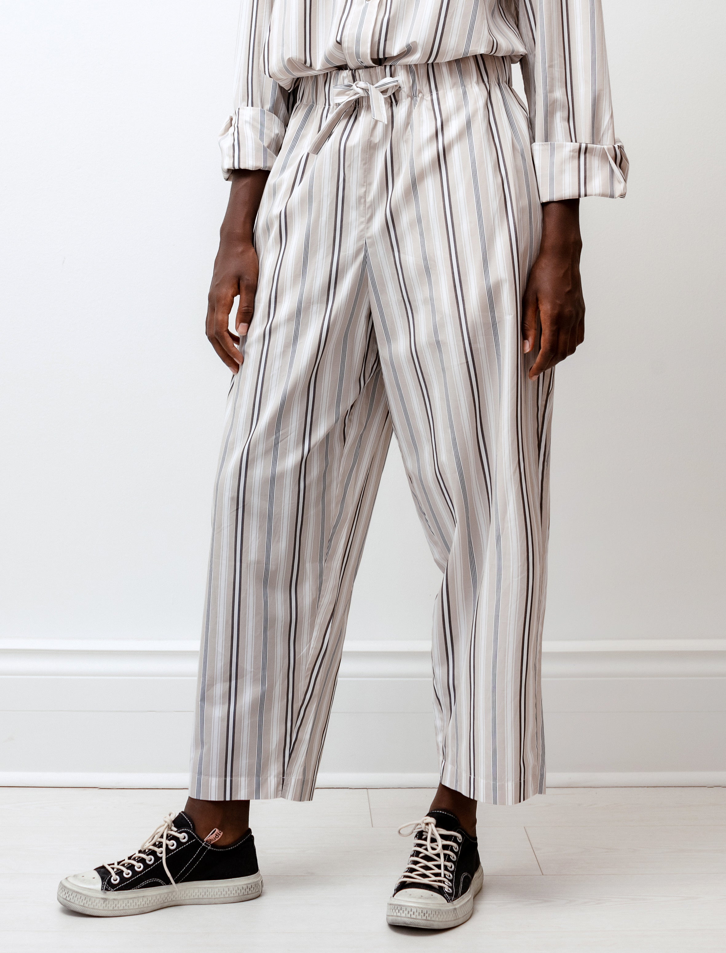 Studio Nicholson Cipriani Pants Beach Stripe Cocoa/Nude