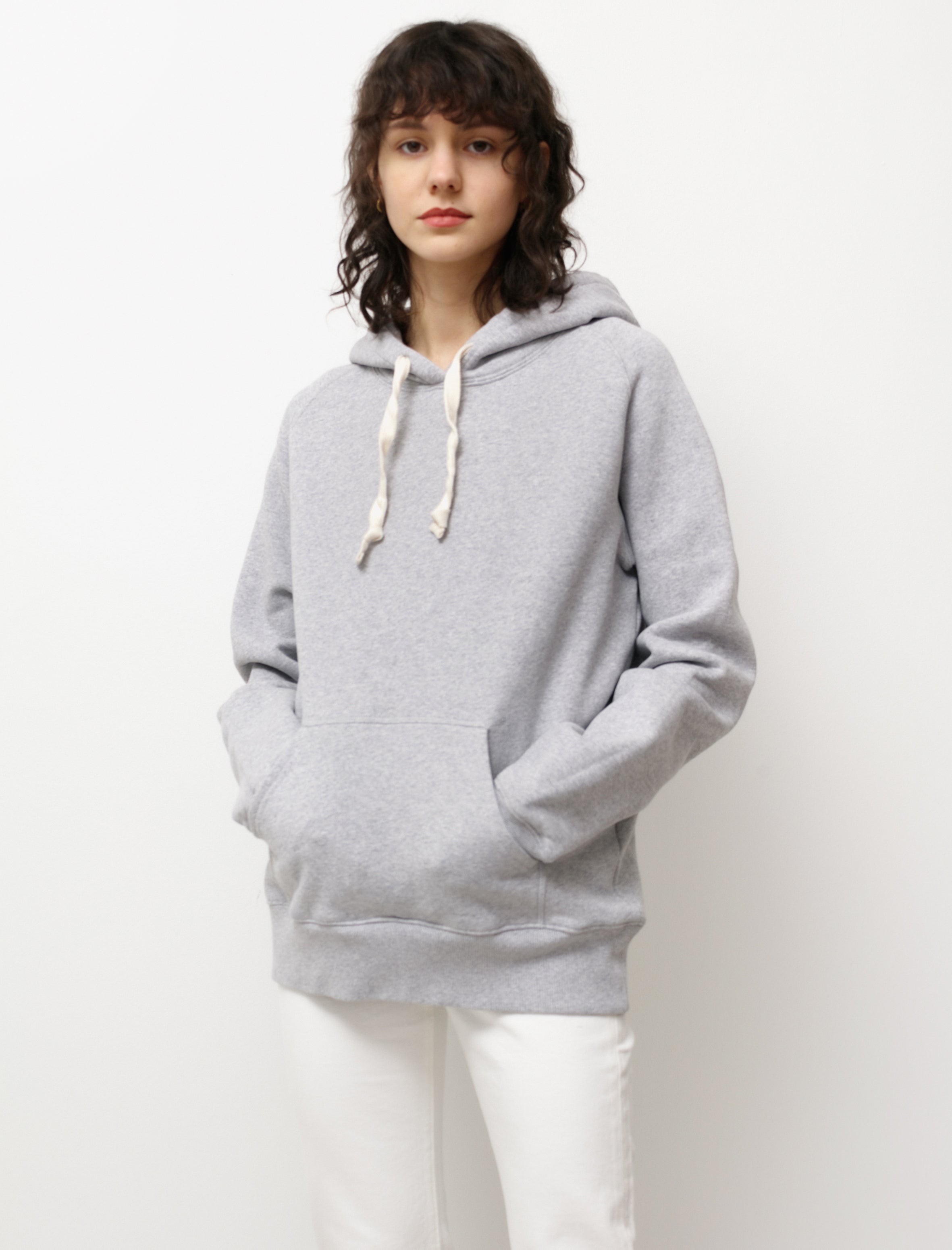 Studio Nicholson Stour Hoody Grey Marl