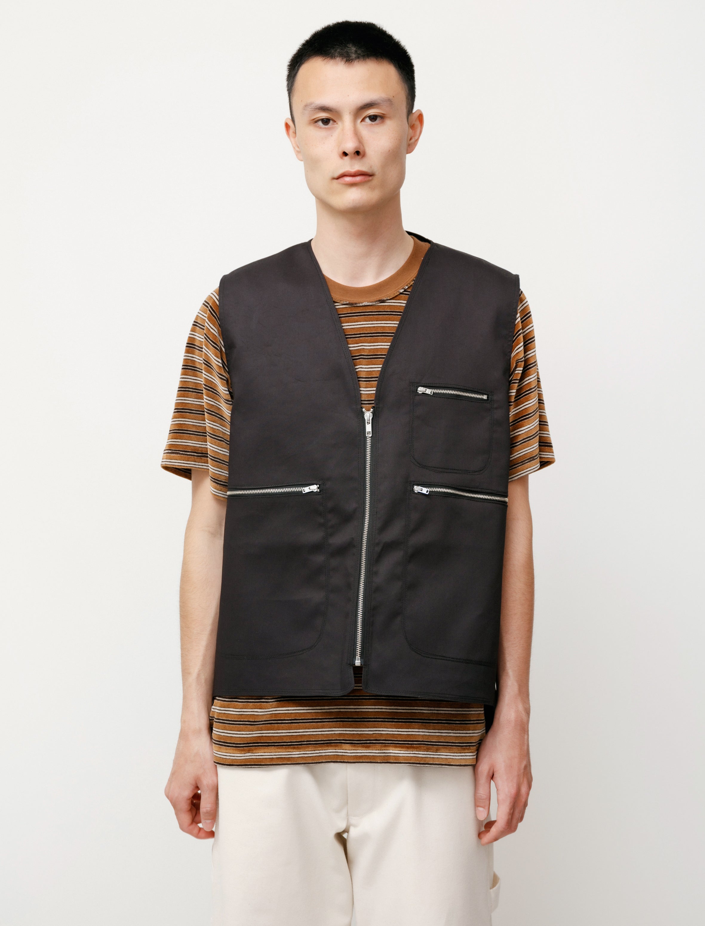 Camiel Fortgens Zip Vest Black